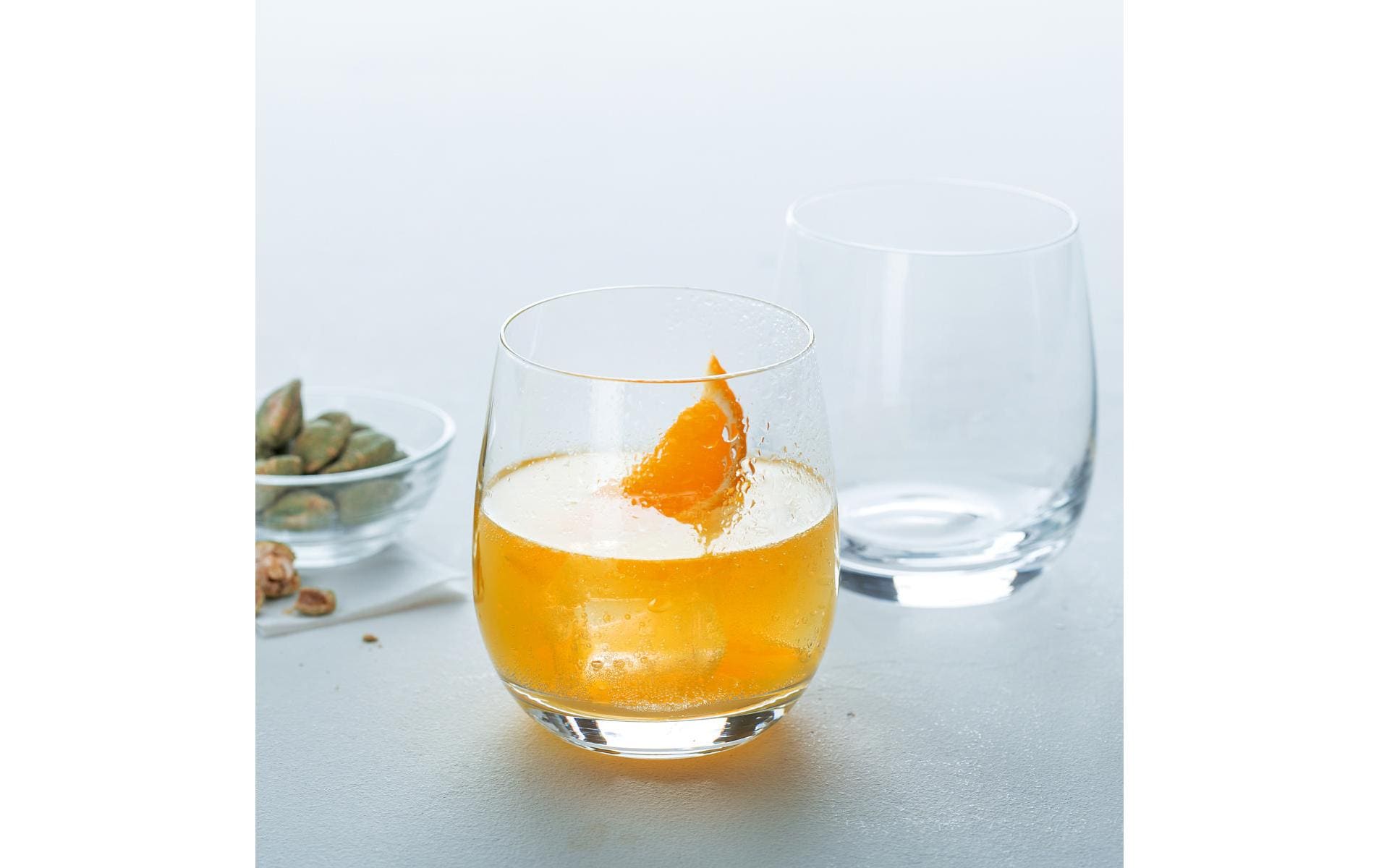 LEONARDO Tivoli Whiskyglas – 0,36 l, Kristallglas, transparent, spülmaschinenfest, stabiler Eisboden, 6 Stück