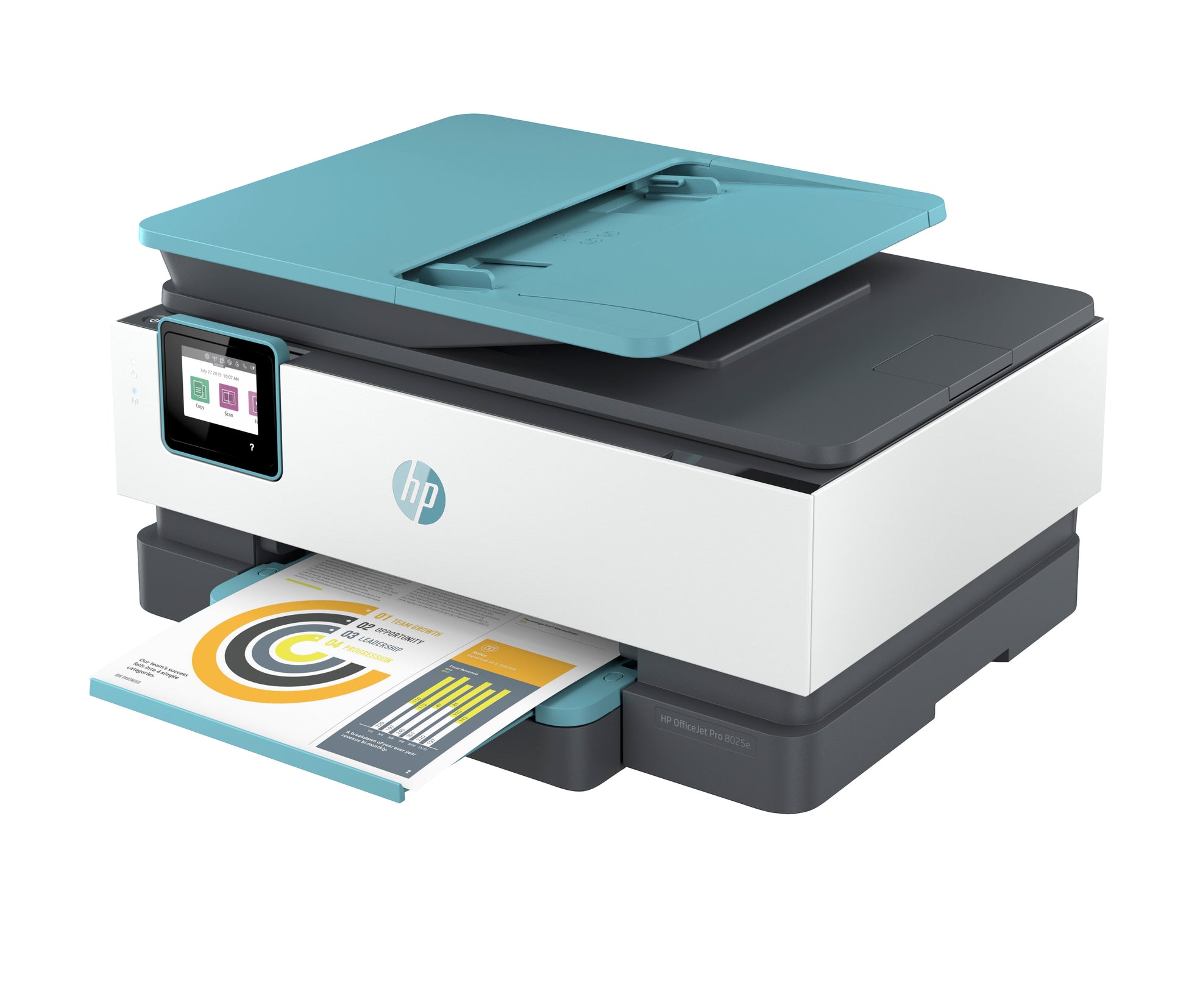 HP OFFICEJET PRO 8025E – Farbtintenstrahl-Multifunktionsdrucker, A4, 4-in-1, Duplex, ADF, WLAN/LAN, AirPrint