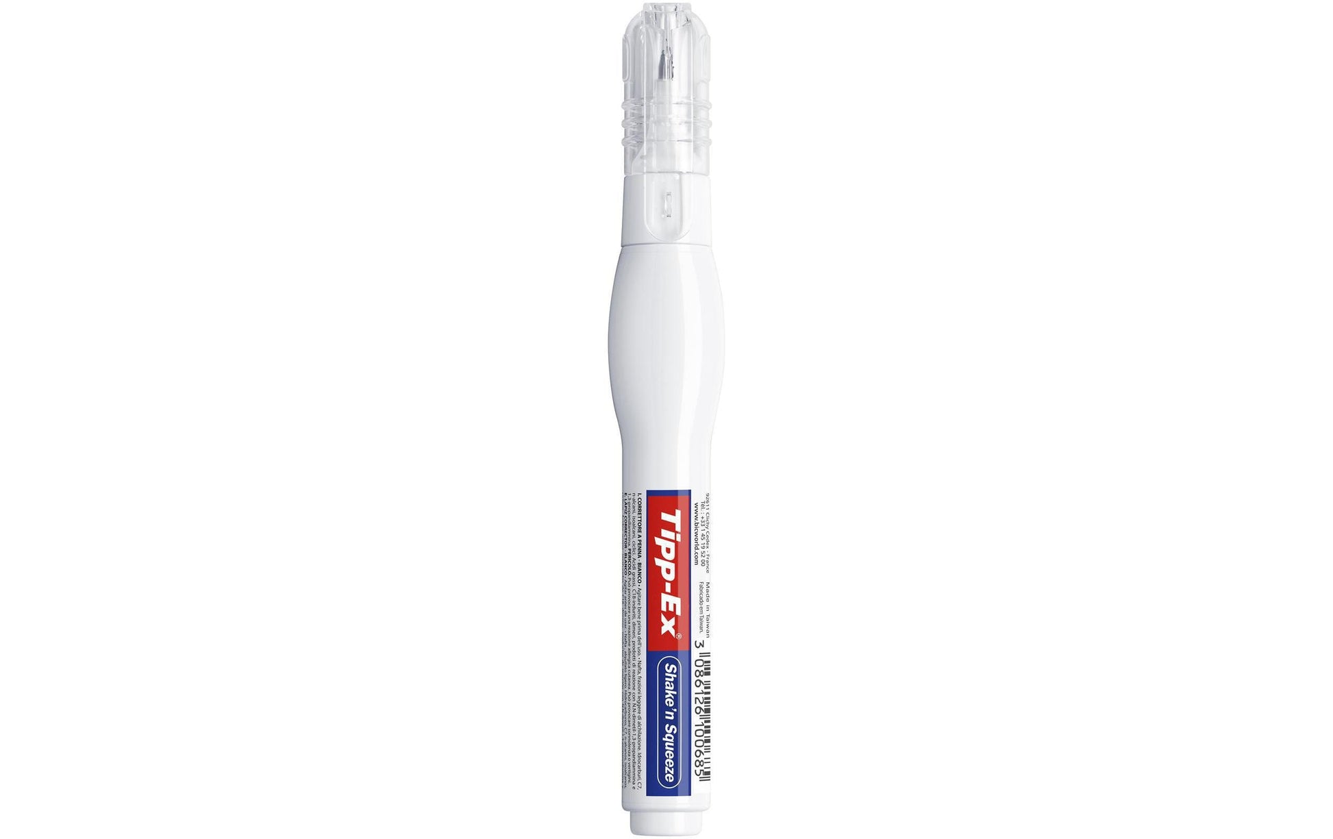 Tipp-Ex Korrekturstift Shake'n Squeeze – 8 ml, Metallspitze – 1 Stk., Blister