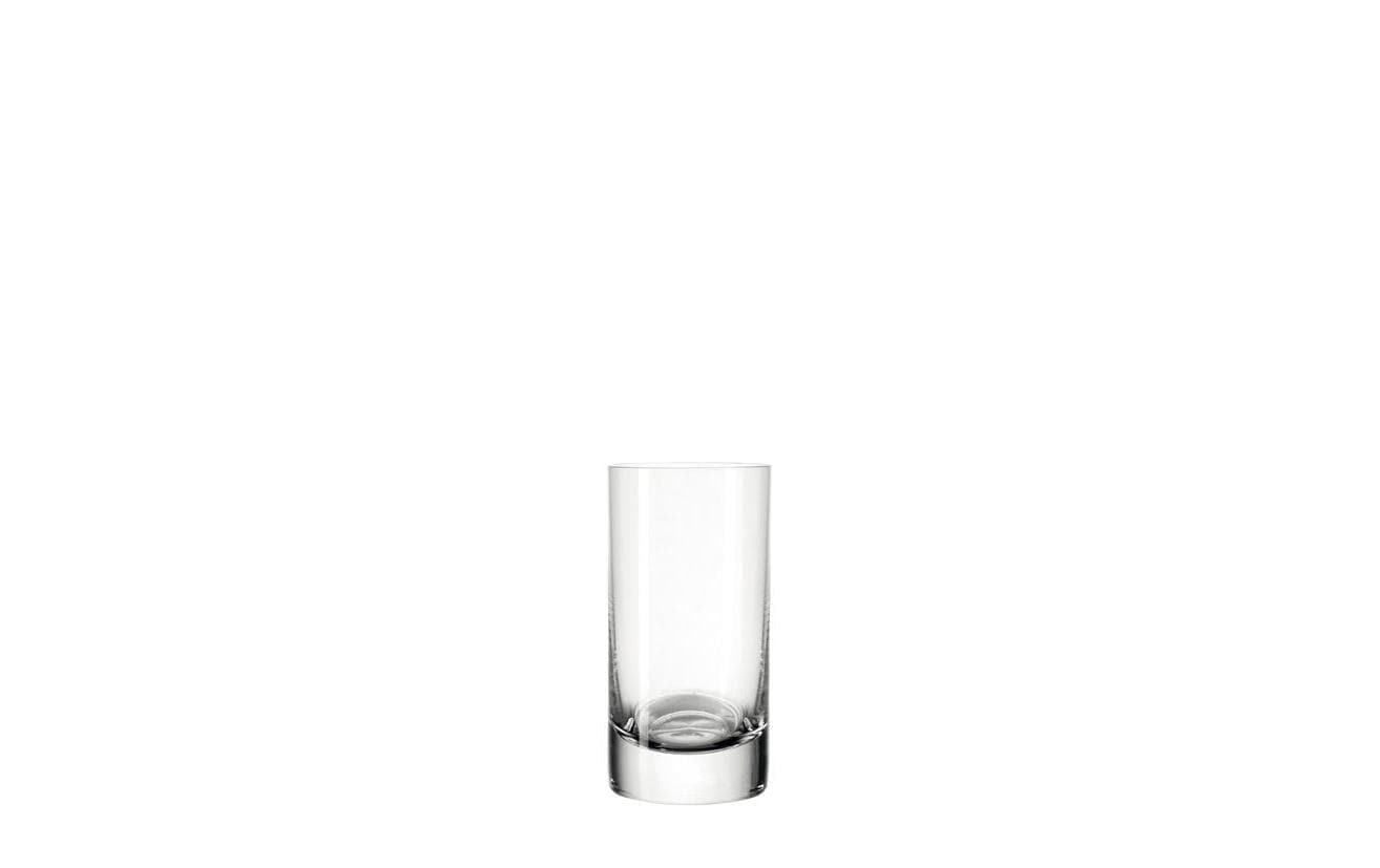 LEONARDO EASY+ mini Wasserglas – 0,05 l, Kristallglas, transparent, spülmaschinenfest, bruchfest, 6 Stück