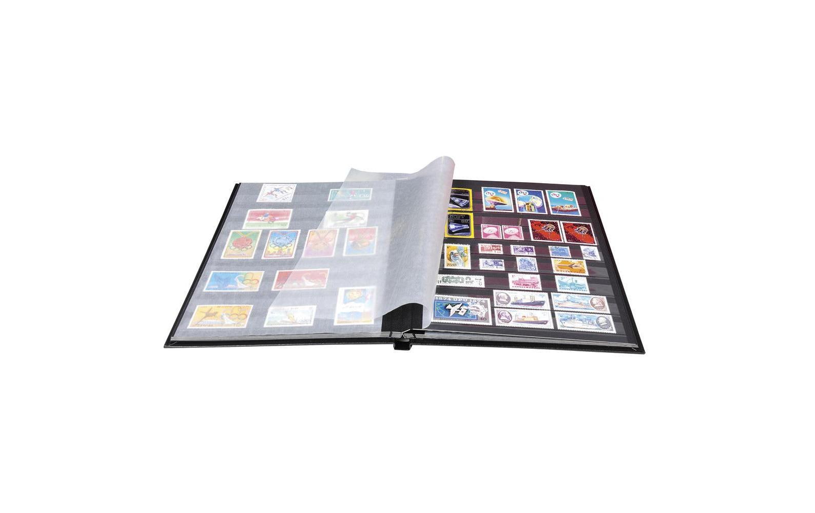 Exacompta Einsteckalbum, 48 Seiten, 22,5 × 30,5 cm, Kunstleder, schwarz