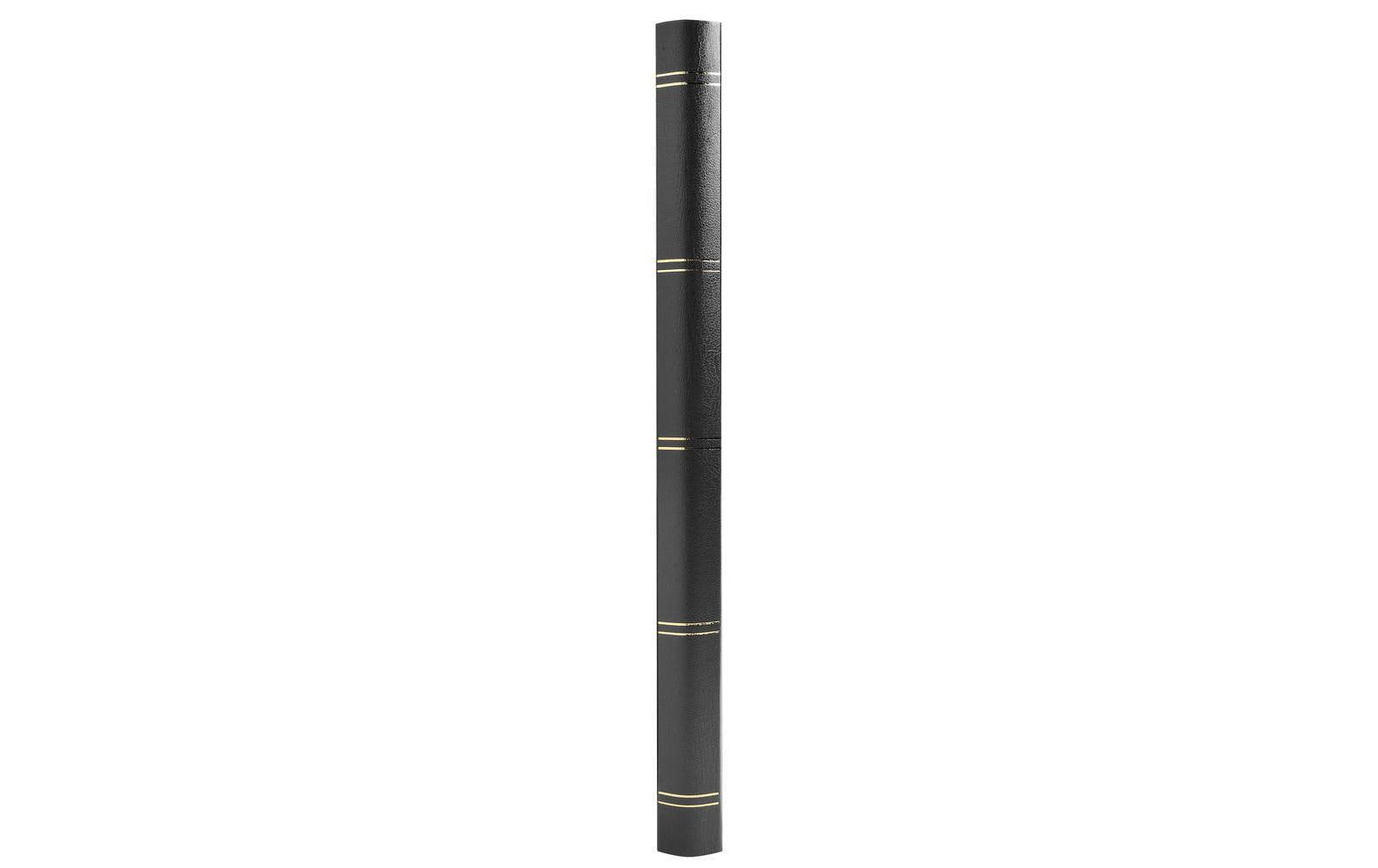 Exacompta Einsteckalbum, für 16 Blätter, 22,5 × 30,5 cm, Schwarz, Kunstleder, mit Pergamin