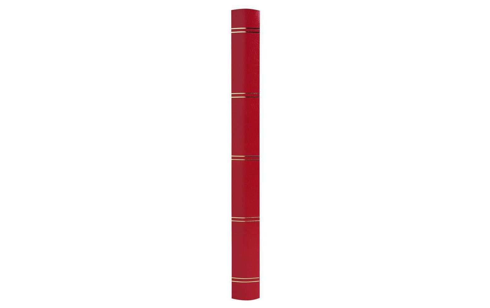 Exacompta Einsteckalbum, 32 Seiten, 22,5 × 30,5 cm, Kunstleder, Rot, für Briefmarken