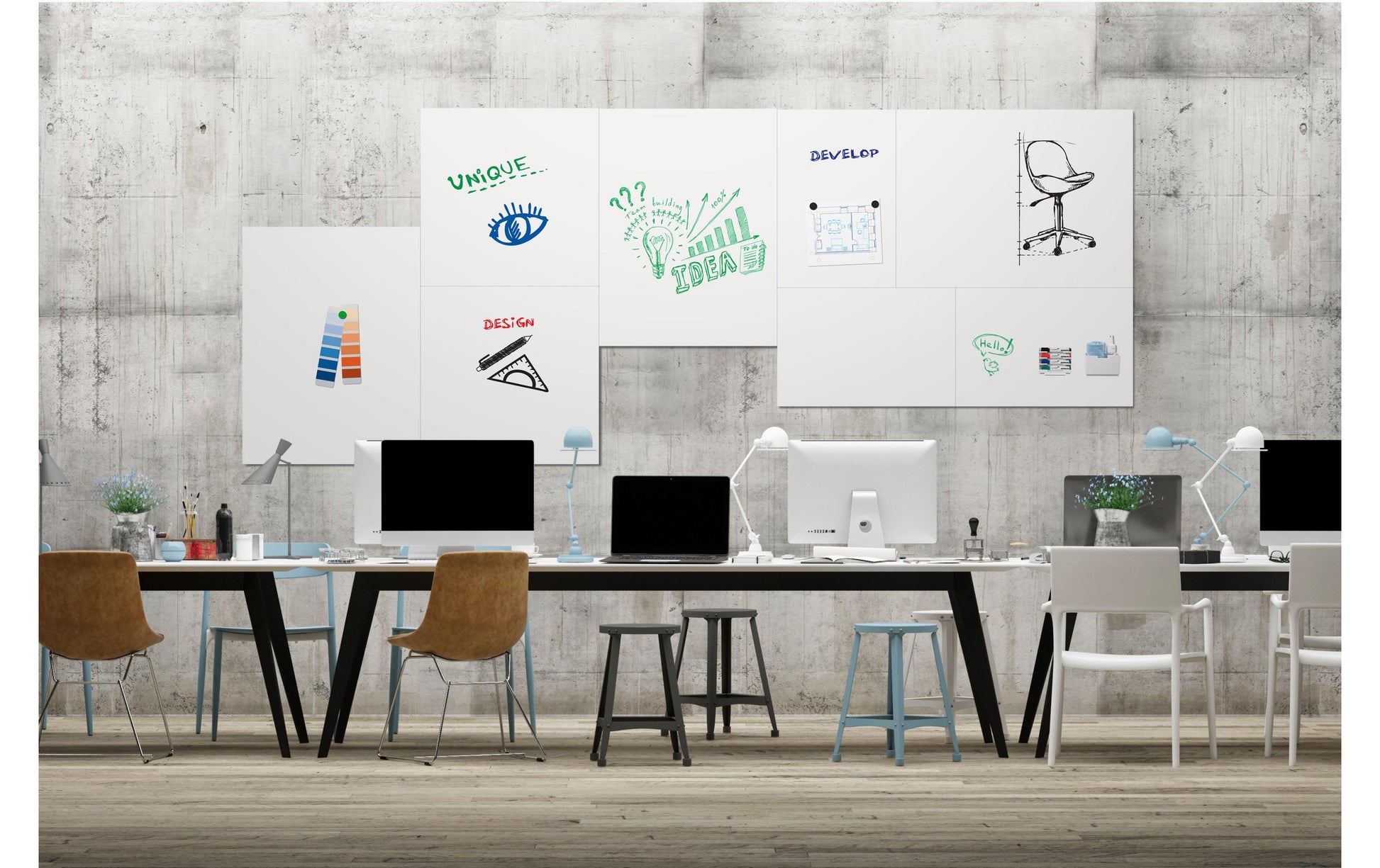 Legamaster Whiteboard – 75 × 50 cm