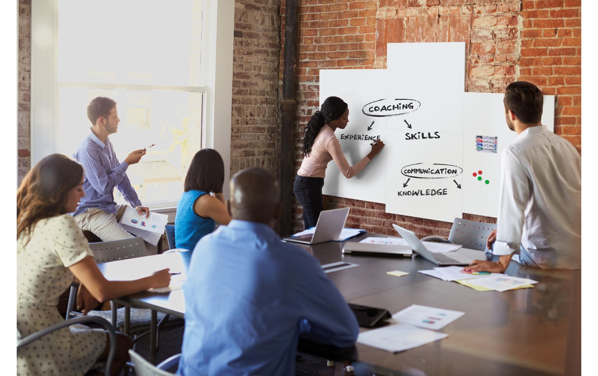 Legamaster Whiteboard – 75 × 50 cm
