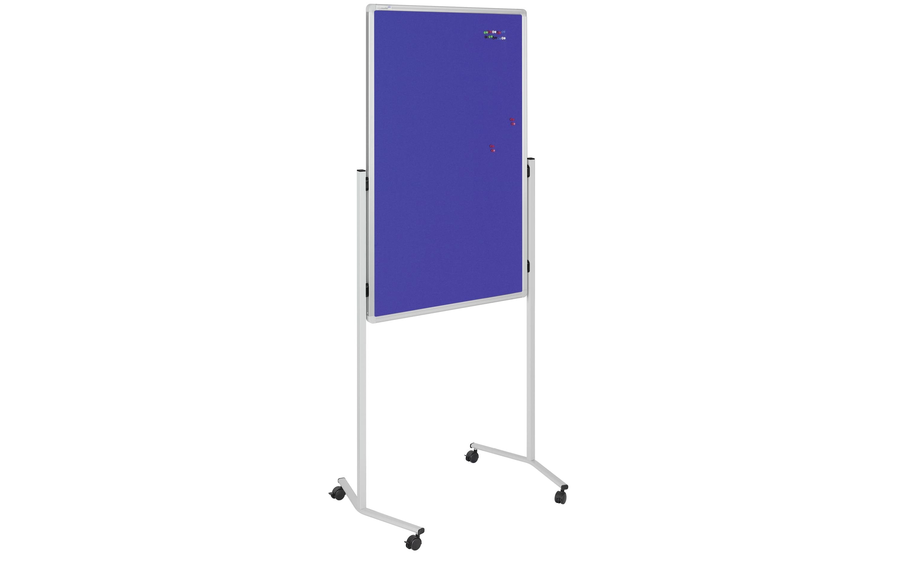 Legamaster Whiteboard – 76 × 120 cm, Emaille, magnetisch, Kunststoffrahmen, mit Ständer
