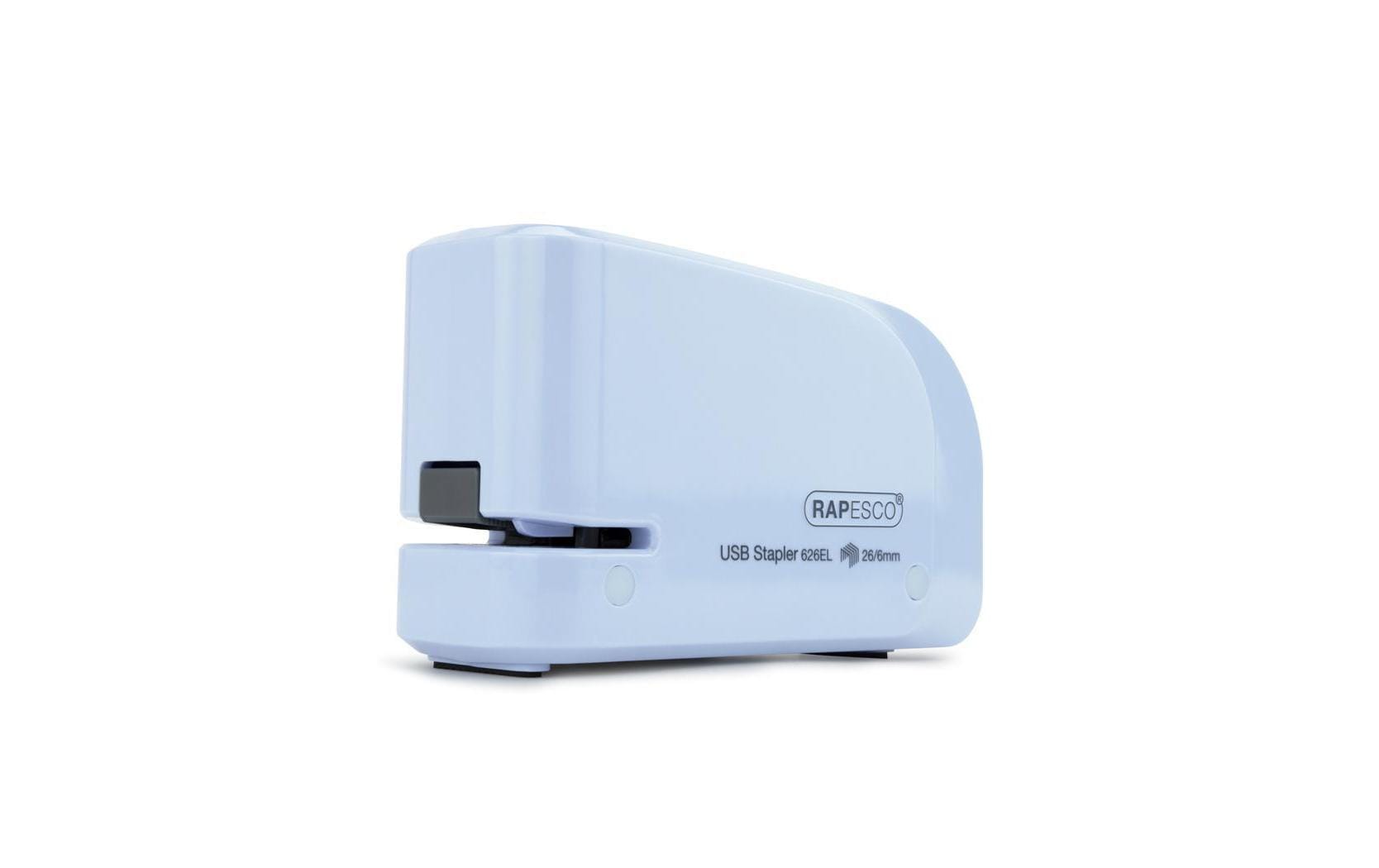 Rapesco 626EL Elektrohefter – 15 Blatt, Automatisch, Akku, Blau