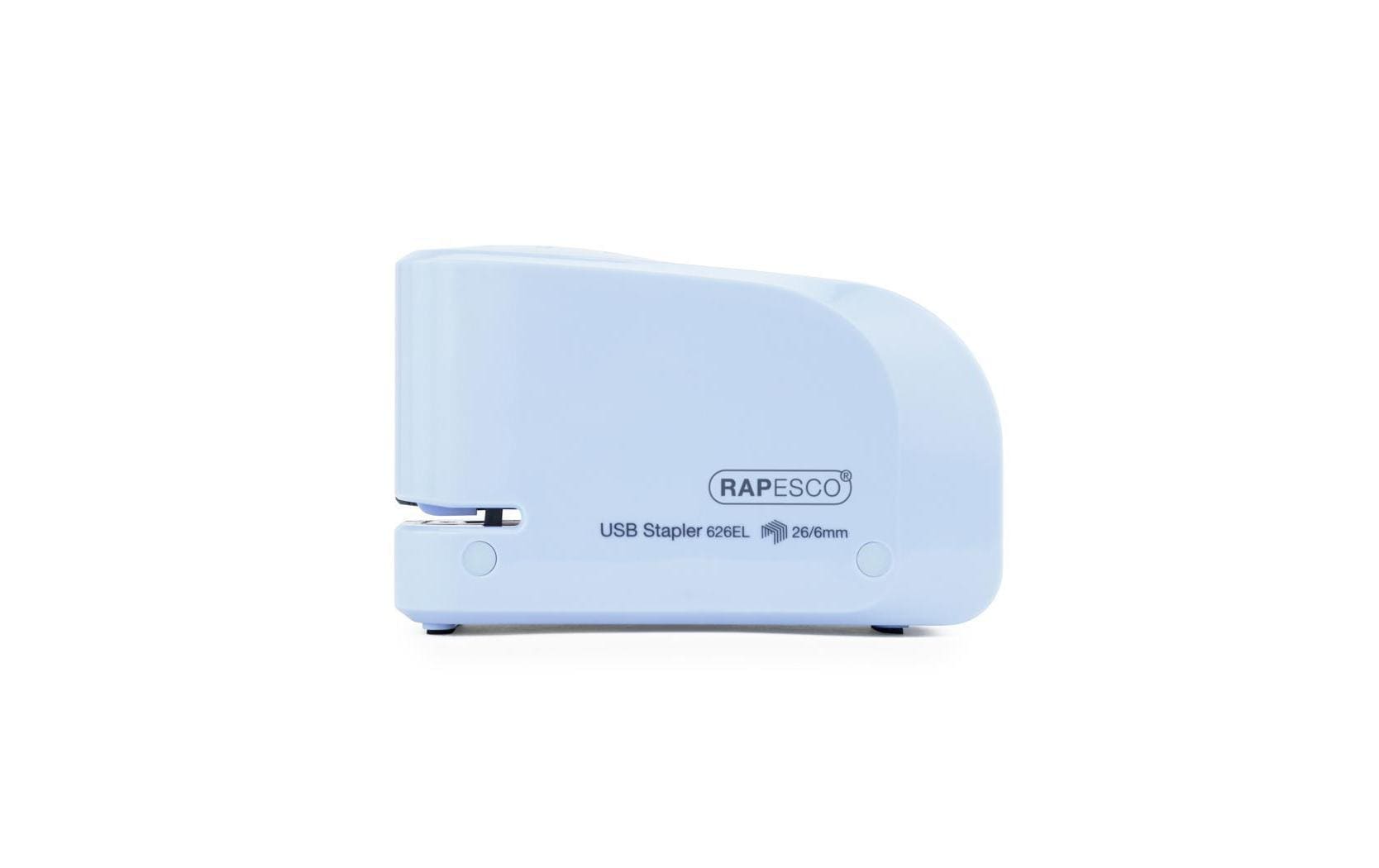 Rapesco 626EL Elektrohefter – 15 Blatt, Automatisch, Akku, Blau