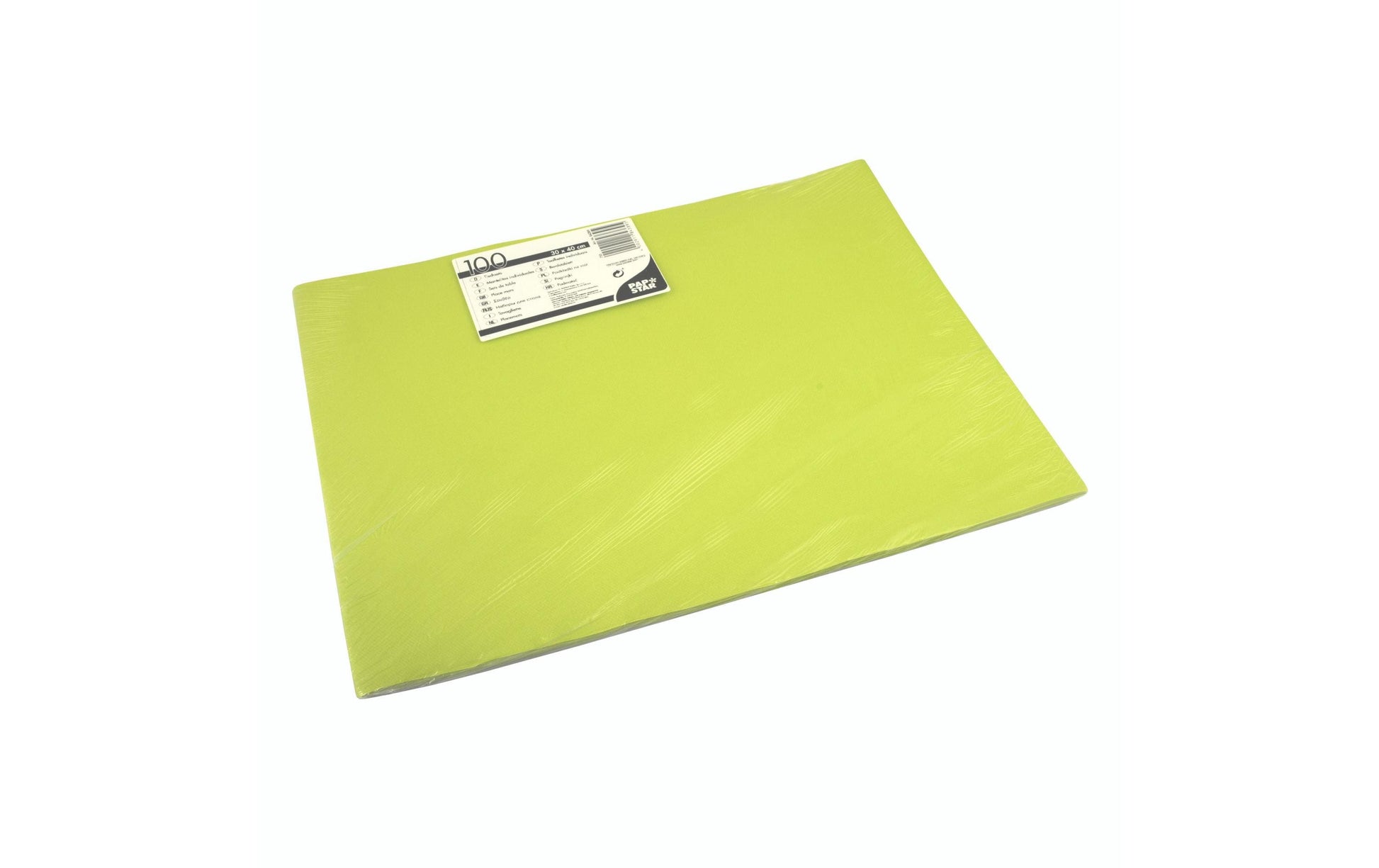 Papstar Tischset, Papier, rechteckig, 30 × 40 cm, grün – 100 Stk.