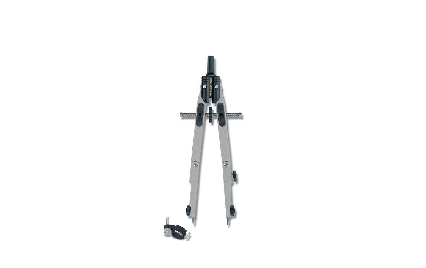 Faber-Castell Schnellverstellzirkel – Länge 170 mm, max. Kreis-Ø 39 cm, Zapfen Ø 4 mm