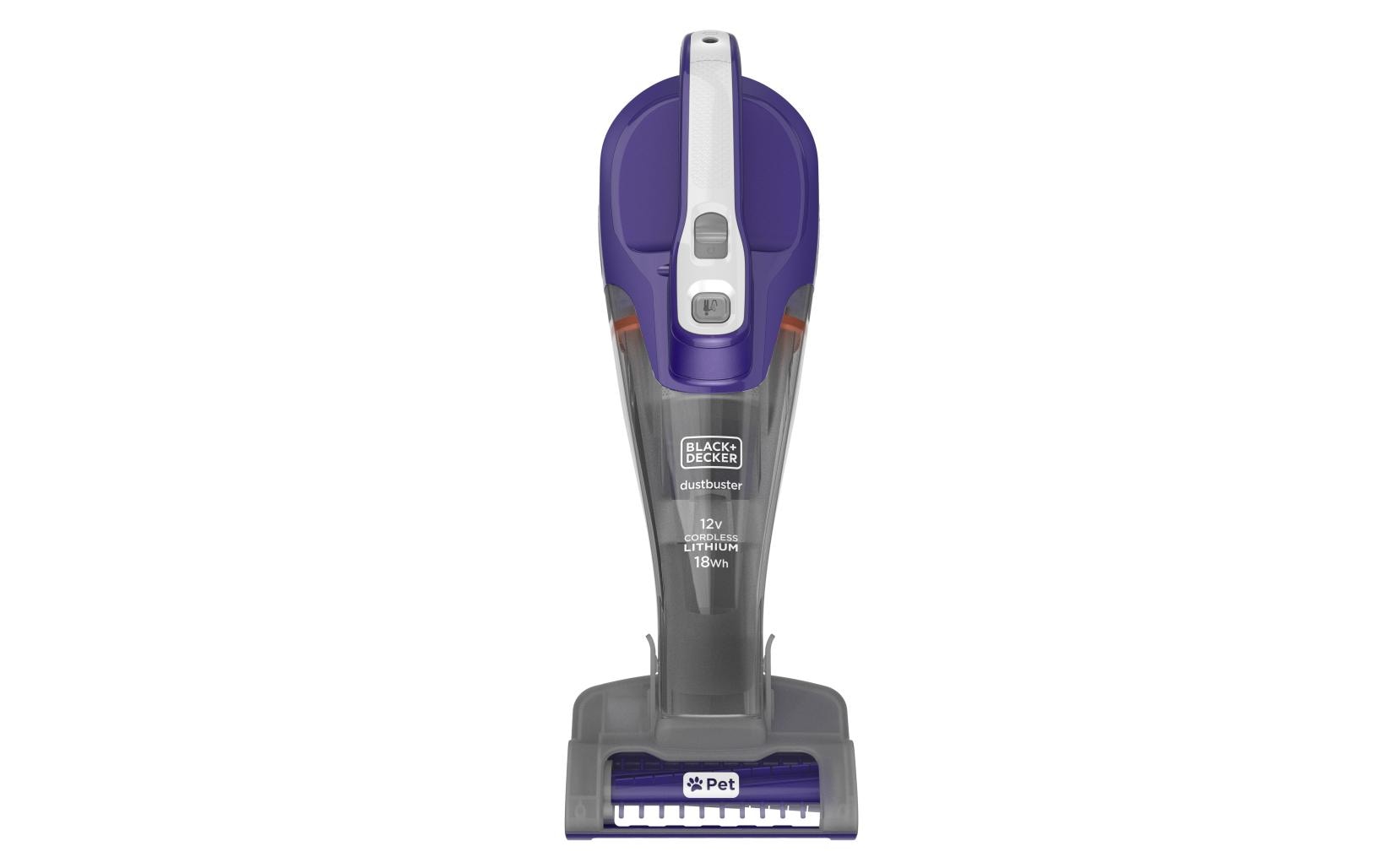 Black & Decker BLACK+DECKER Akkustaubsauger Dustbuster 12V Pet – 2500 mAh, 0,4 l, Akkubetrieb, 2 Stufen