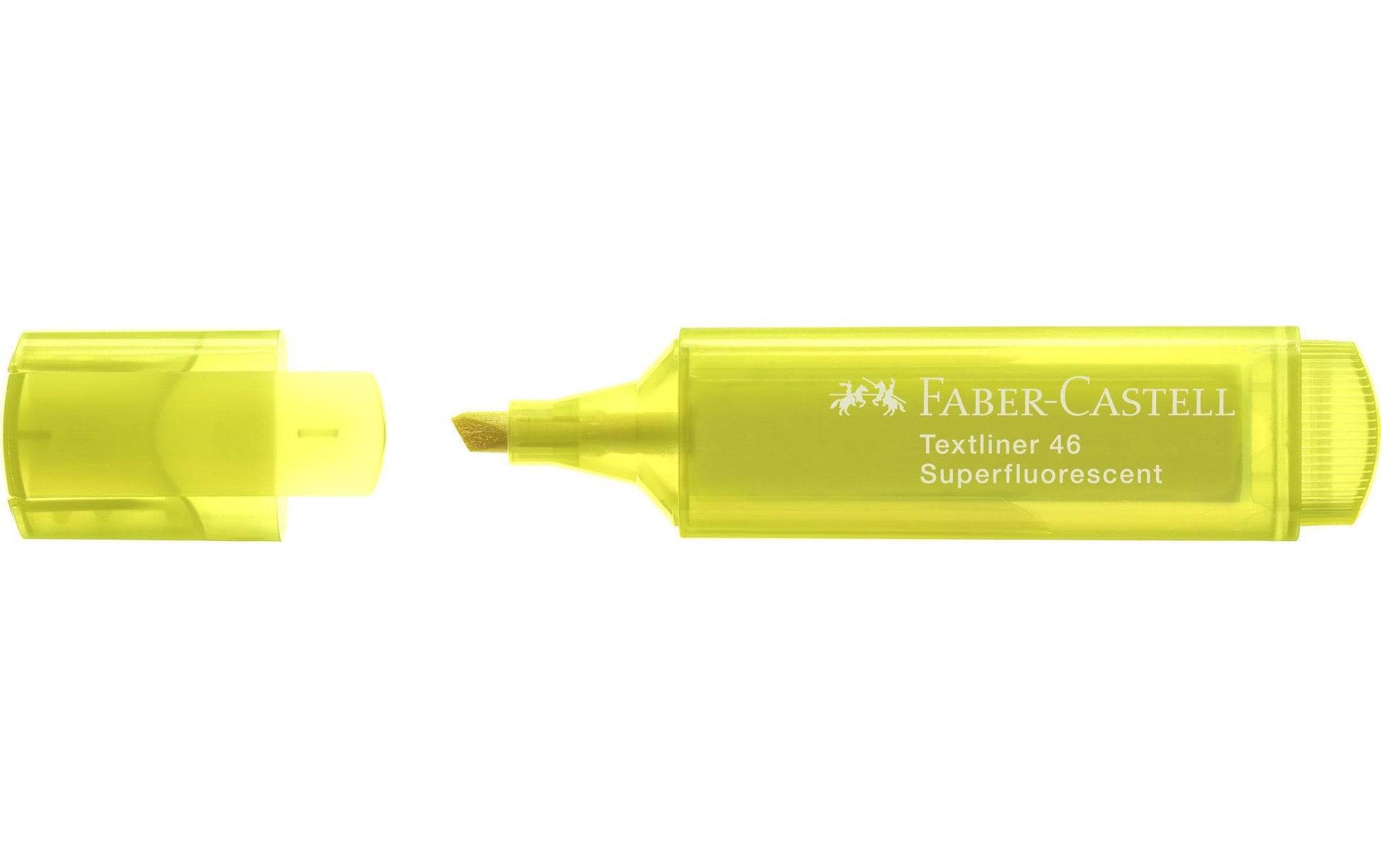 Faber-Castell Textmarker Gelb – Keilspitze, 1–5 mm, nachfüllbar