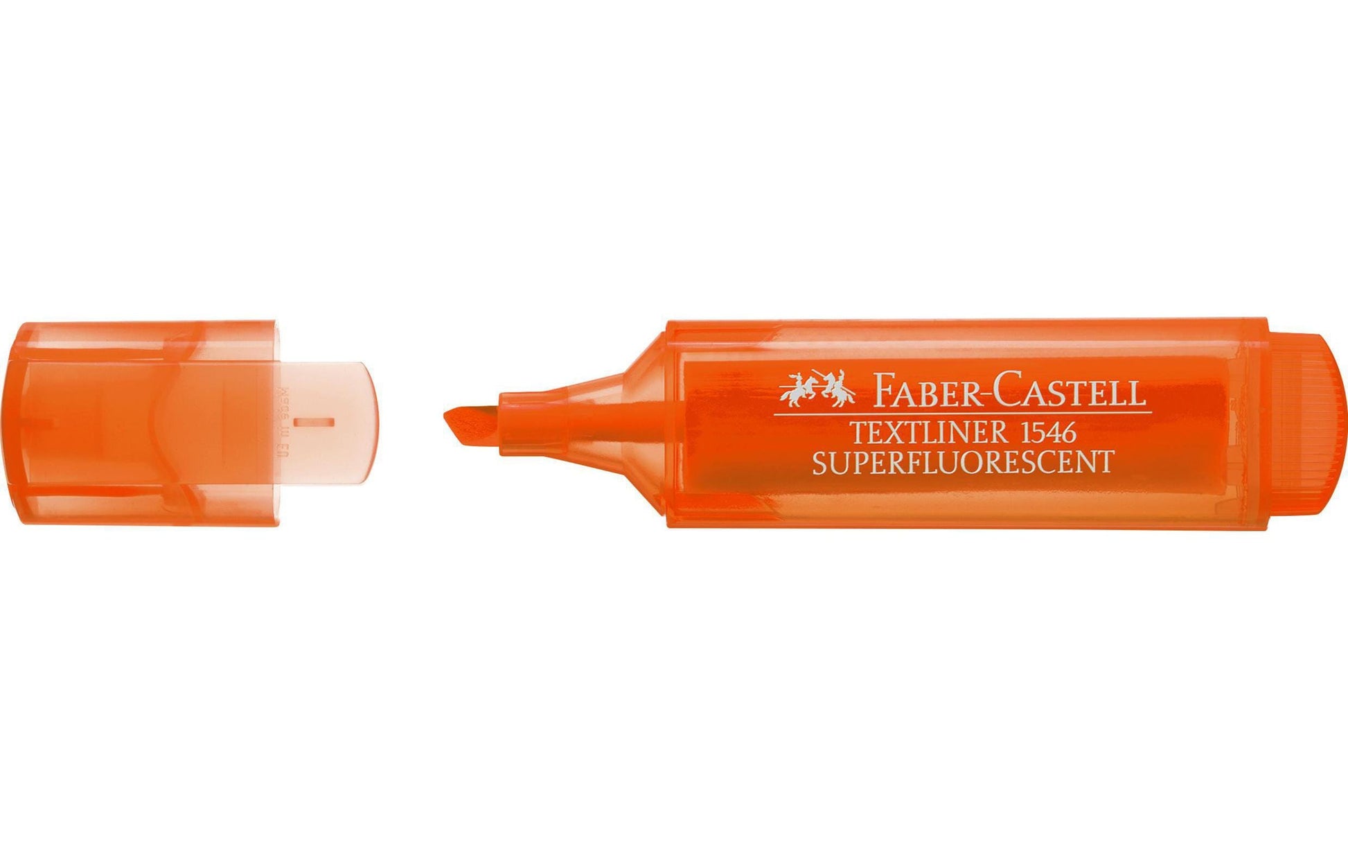 Faber-Castell Textmarker Orange – Keilspitze, 1–5 mm, nachfüllbar