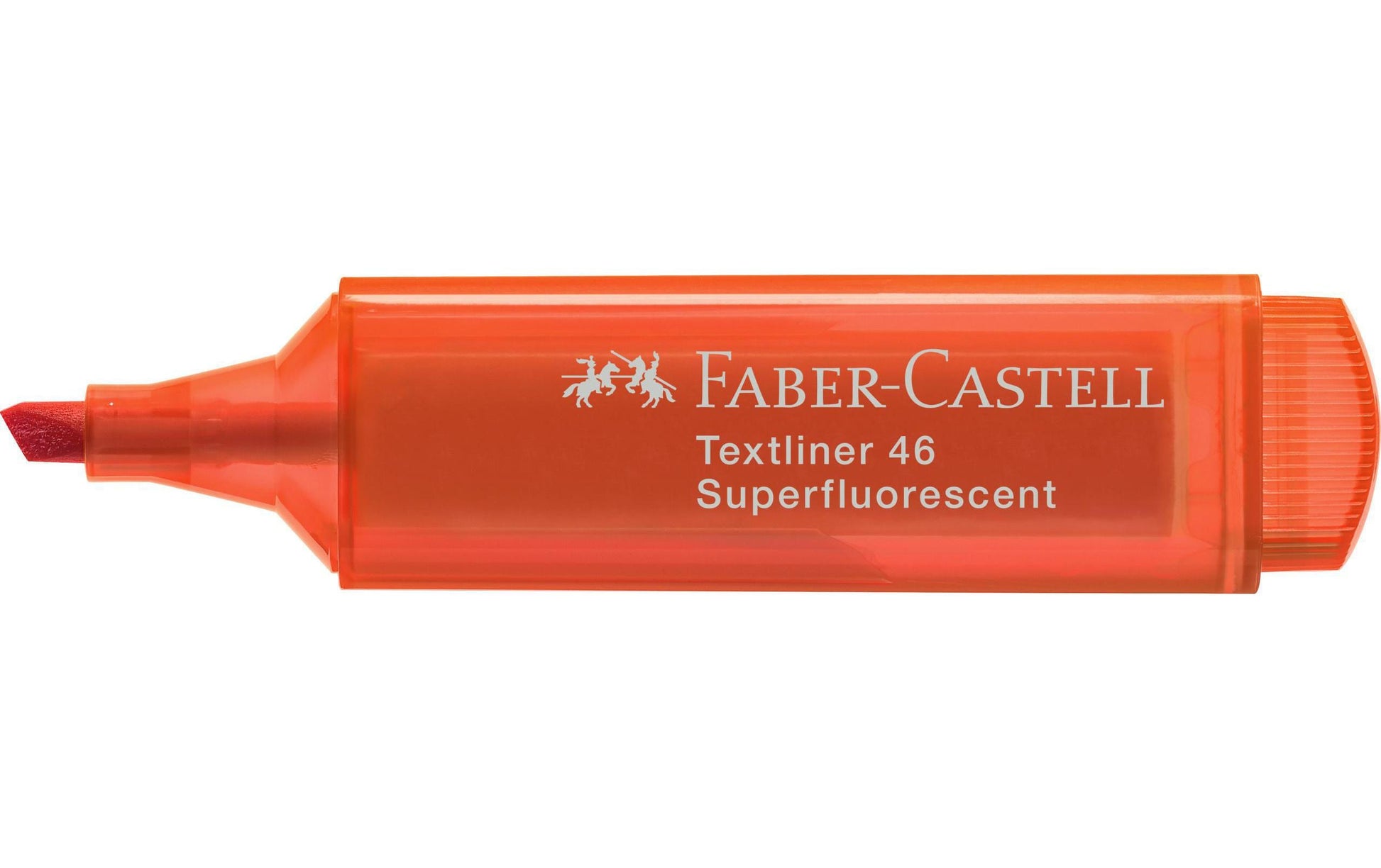 Faber-Castell Textmarker Orange – Keilspitze, 1–5 mm, nachfüllbar