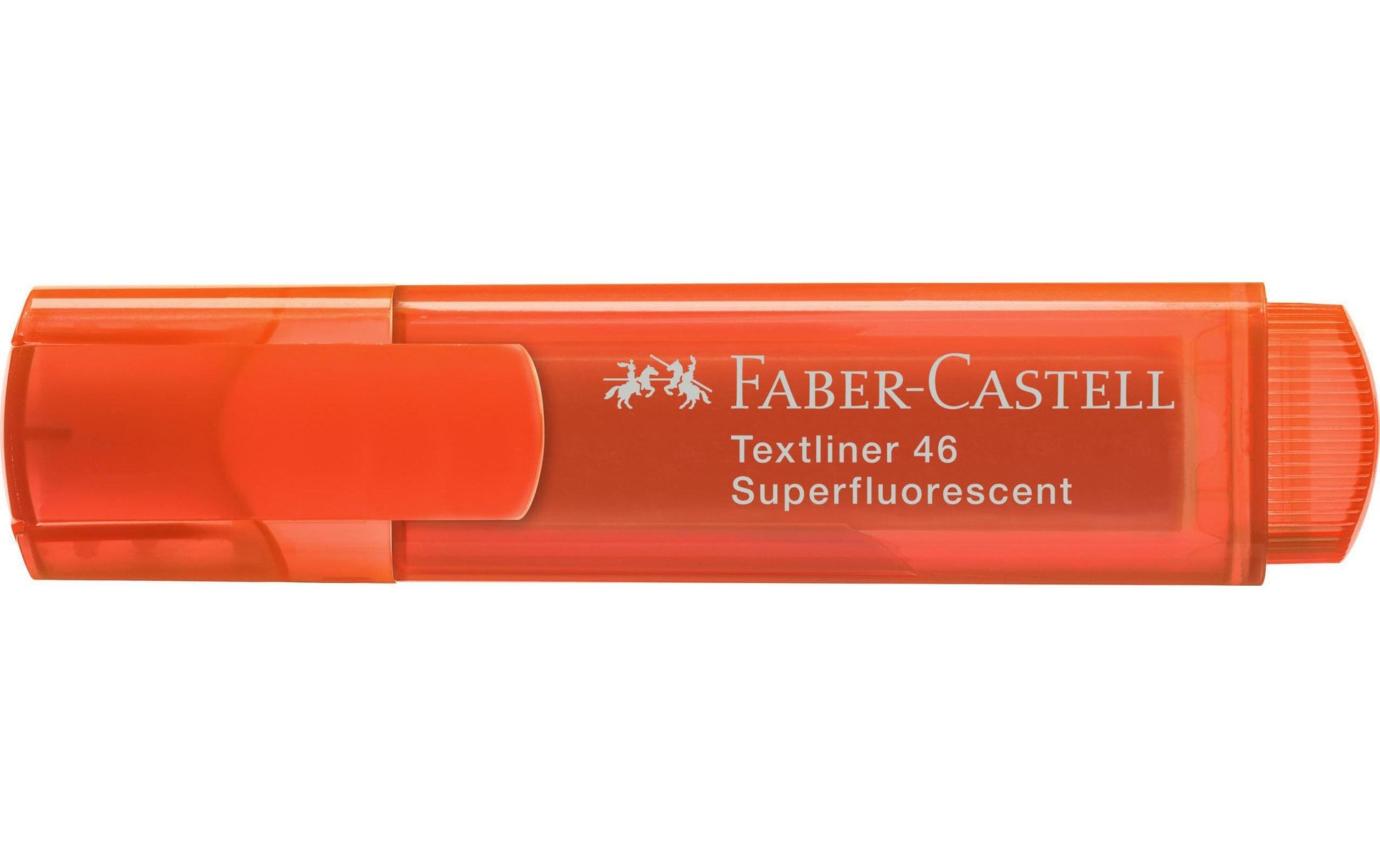 Faber-Castell Textmarker Orange – Keilspitze, 1–5 mm, nachfüllbar