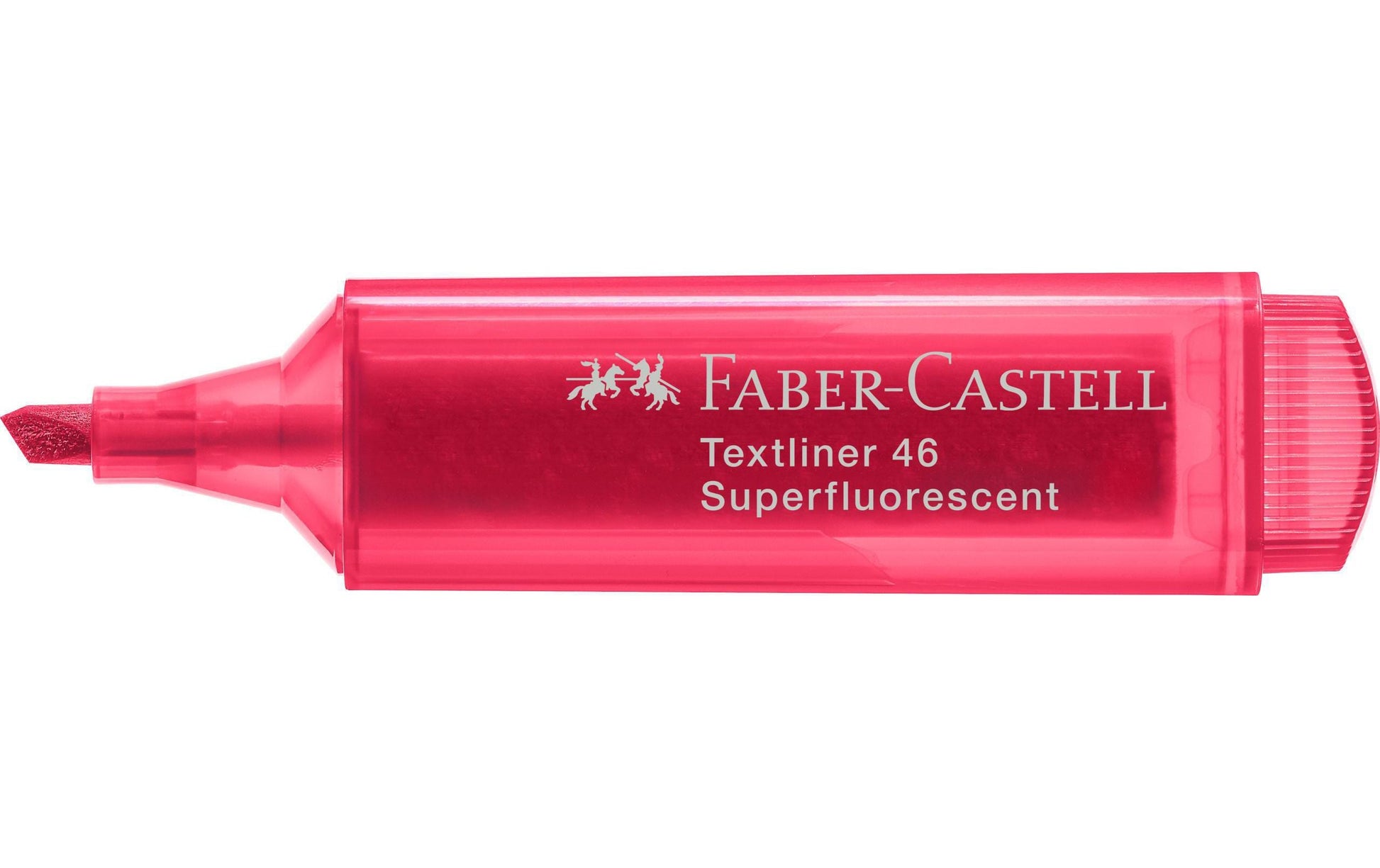 Faber-Castell Textmarker Rot – Keilspitze, 1–5 mm, Nachfüllbar