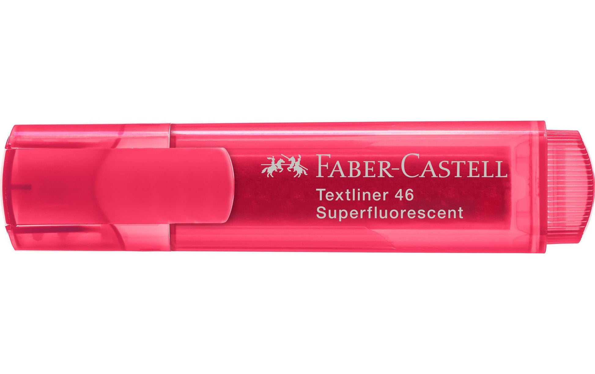 Faber-Castell Textmarker Rot – Keilspitze, 1–5 mm, Nachfüllbar