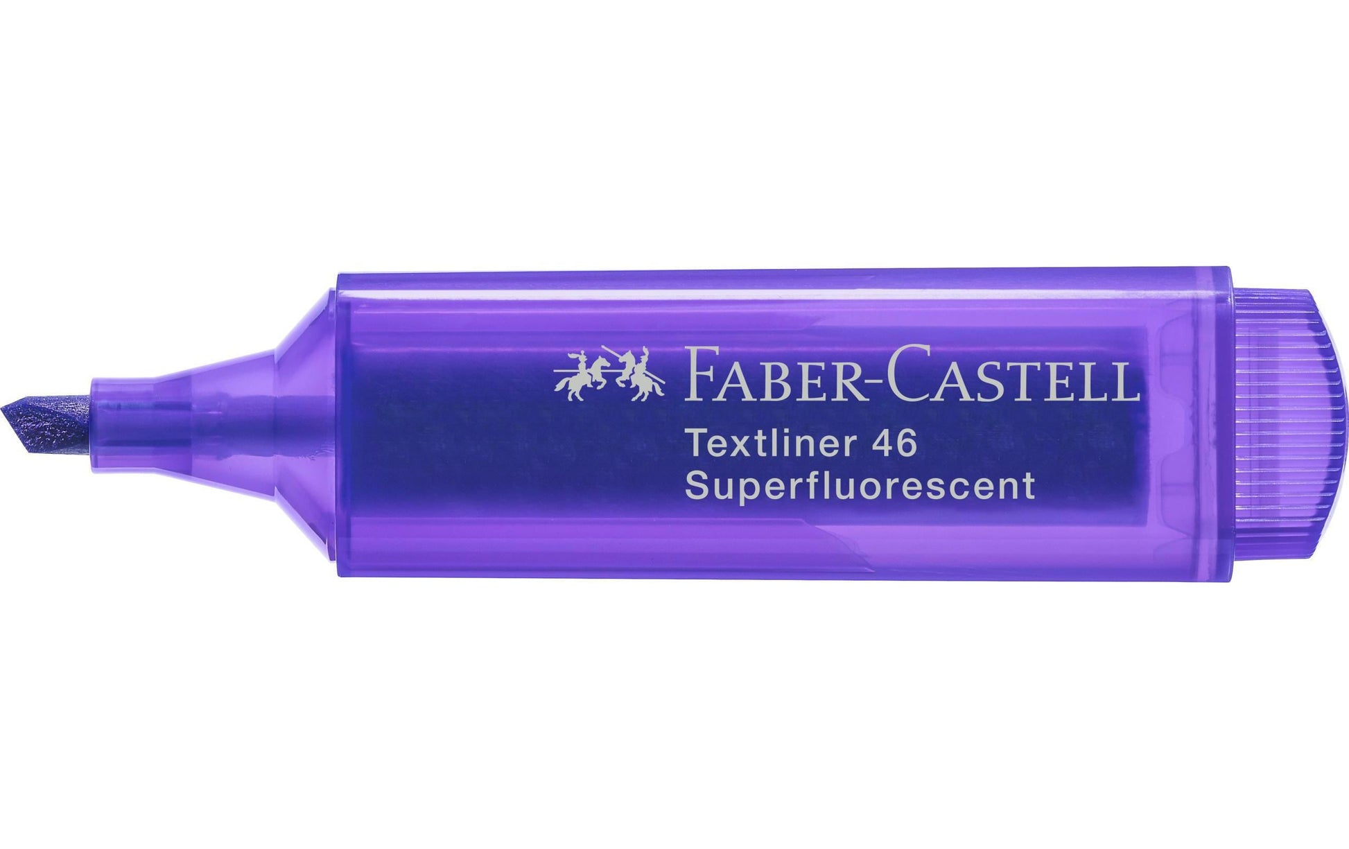 Faber-Castell Textmarker Violett – Keilspitze, 1–5 mm, nachfüllbar