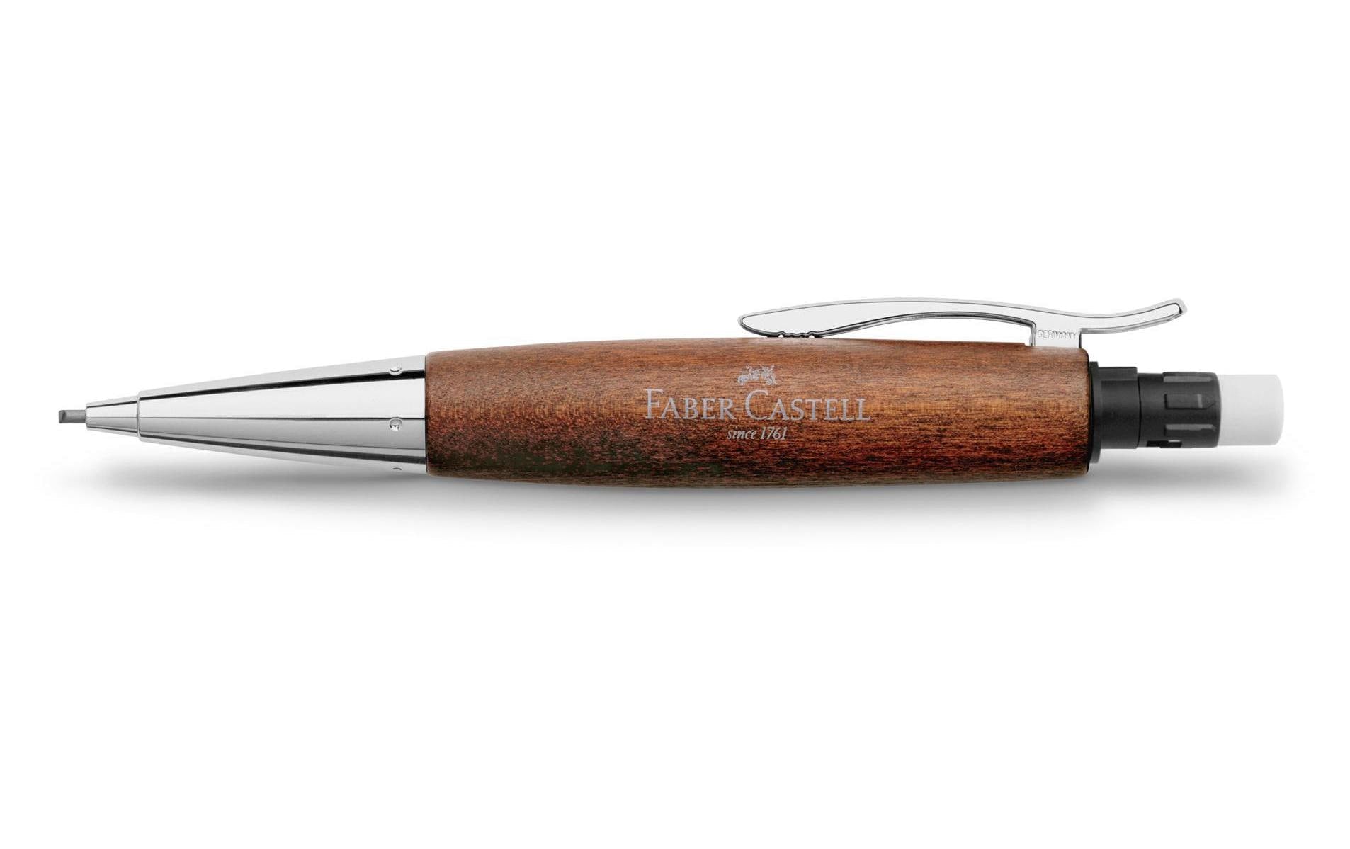 Faber-Castell e-motion Druckbleistift – 1,4 mm, Silber, Chrom, 1 Stück