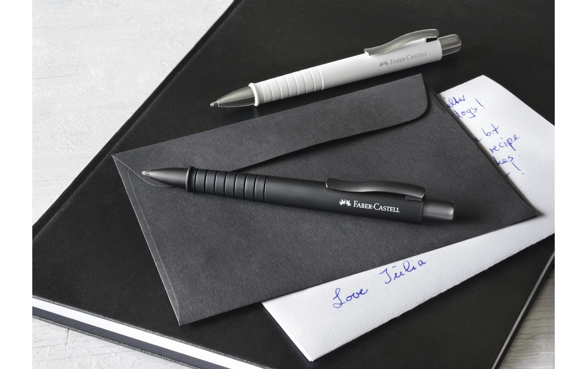 Faber-Castell Kugelschreiber – Schwarz, Kunststoff