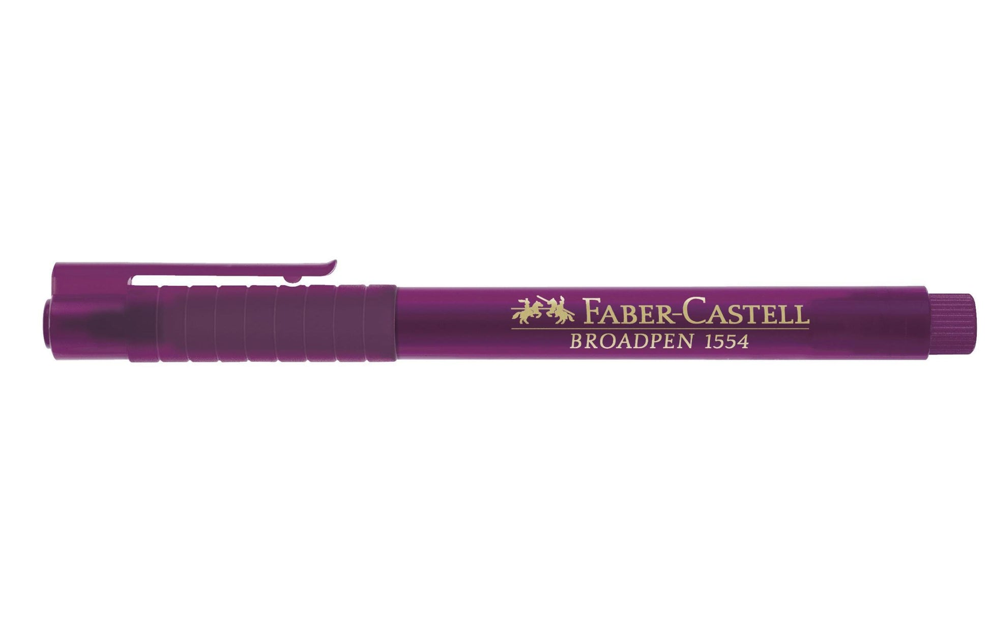 Faber-Castell Broadpen 1554 Fineliner – 0,8 mm, magenta, 1 Stk., dokumentenecht