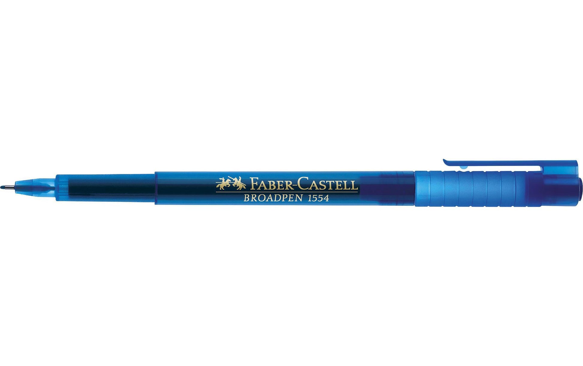 Faber-Castell Broadpen 1554 Fineliner 0,8 mm – blau – dokumentenecht