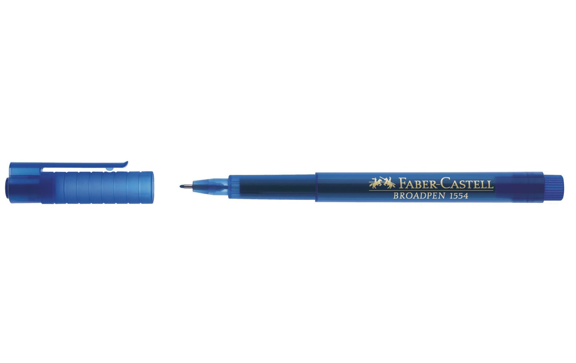 Faber-Castell Broadpen 1554 Fineliner 0,8 mm – blau – dokumentenecht