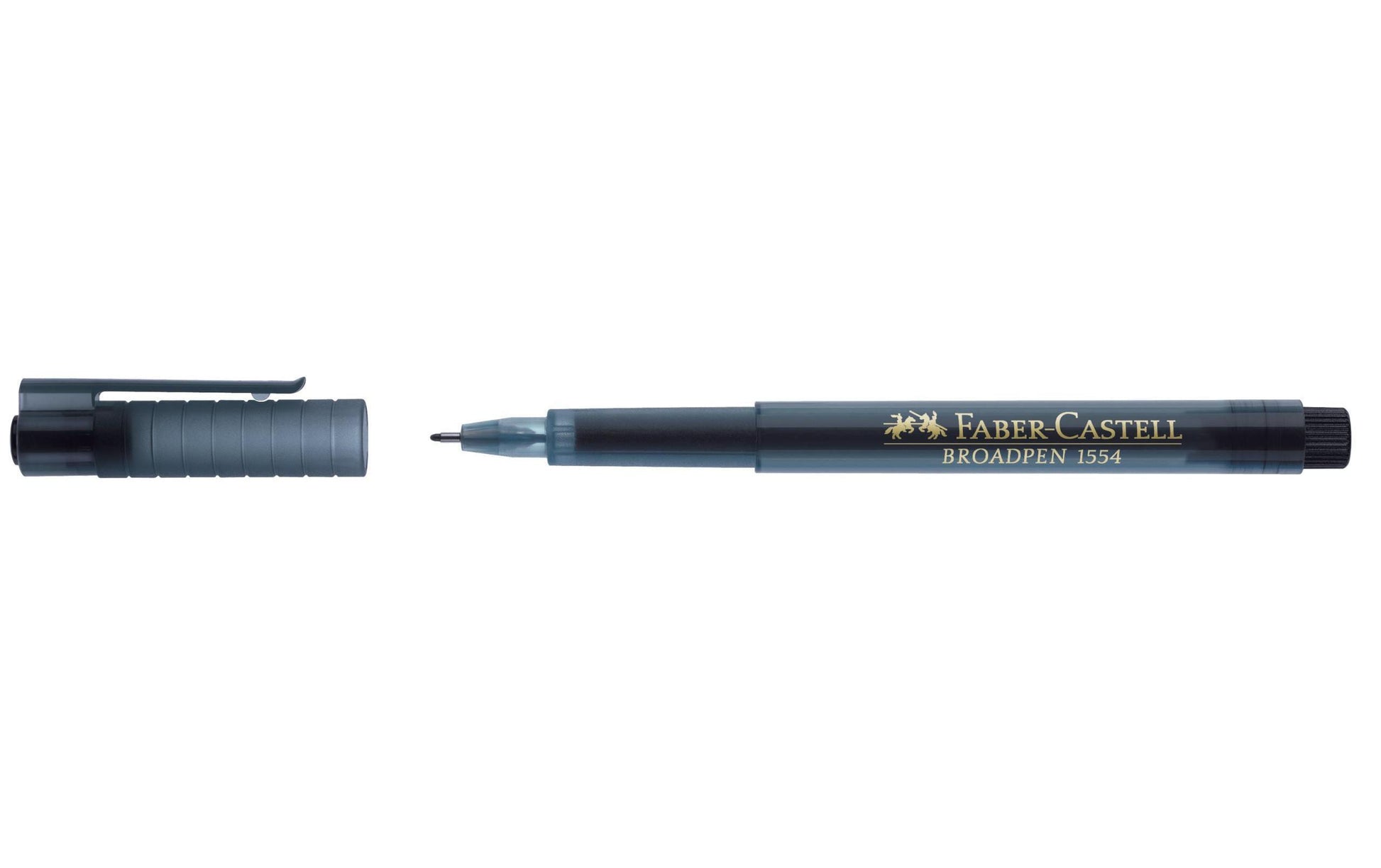 Faber-Castell Broadpen 1554 Fineliner 0,8 mm – schwarz – dokumentenecht