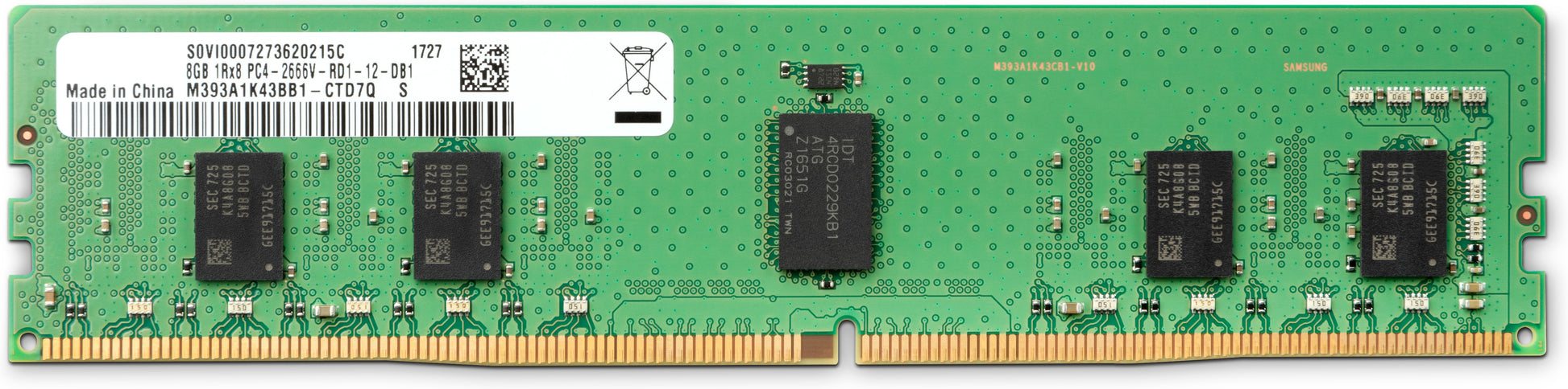 HP 8 GB DDR4 DIMM – 2666 MHz, 288-polig, für HP 280 G3, HP 280 G4, HP ProDesk 400 G5 und andere