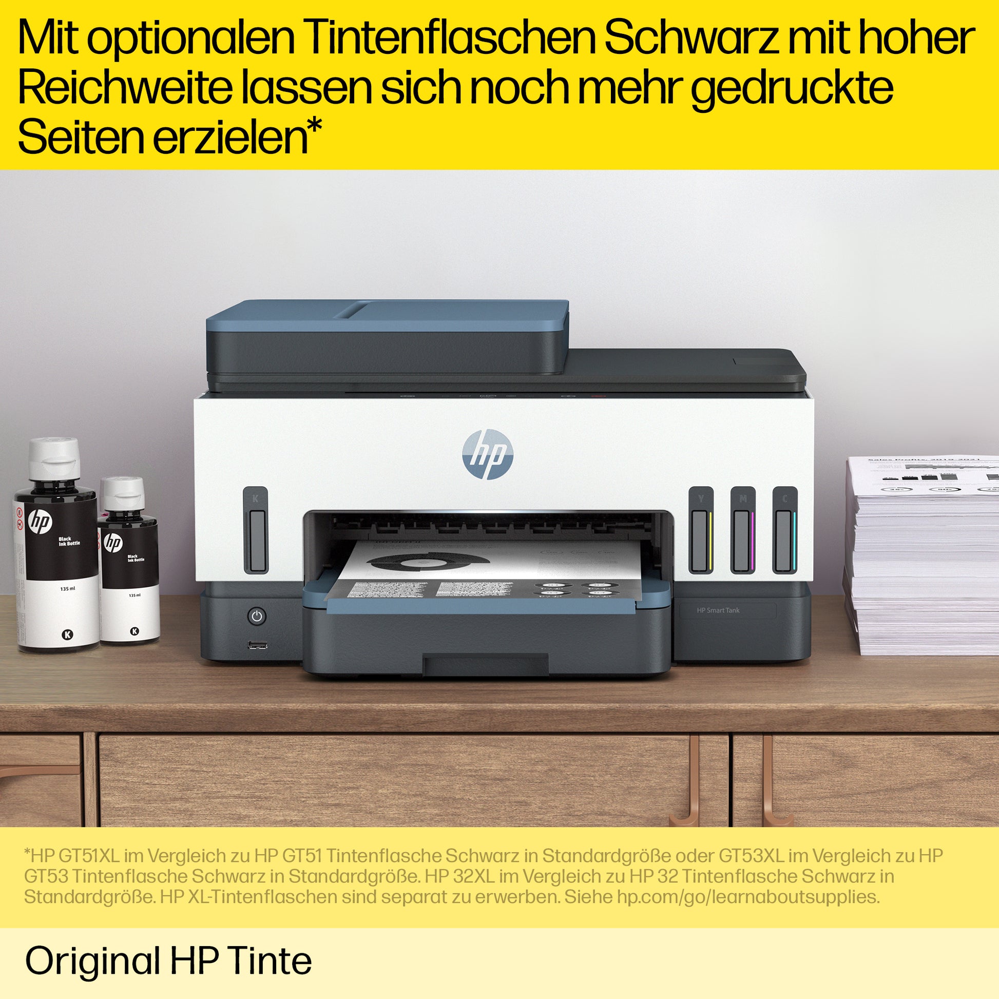 HP Tintenpatrone 307XL, Schwarz, ca. 7 ml – für Modelle mit 307XL