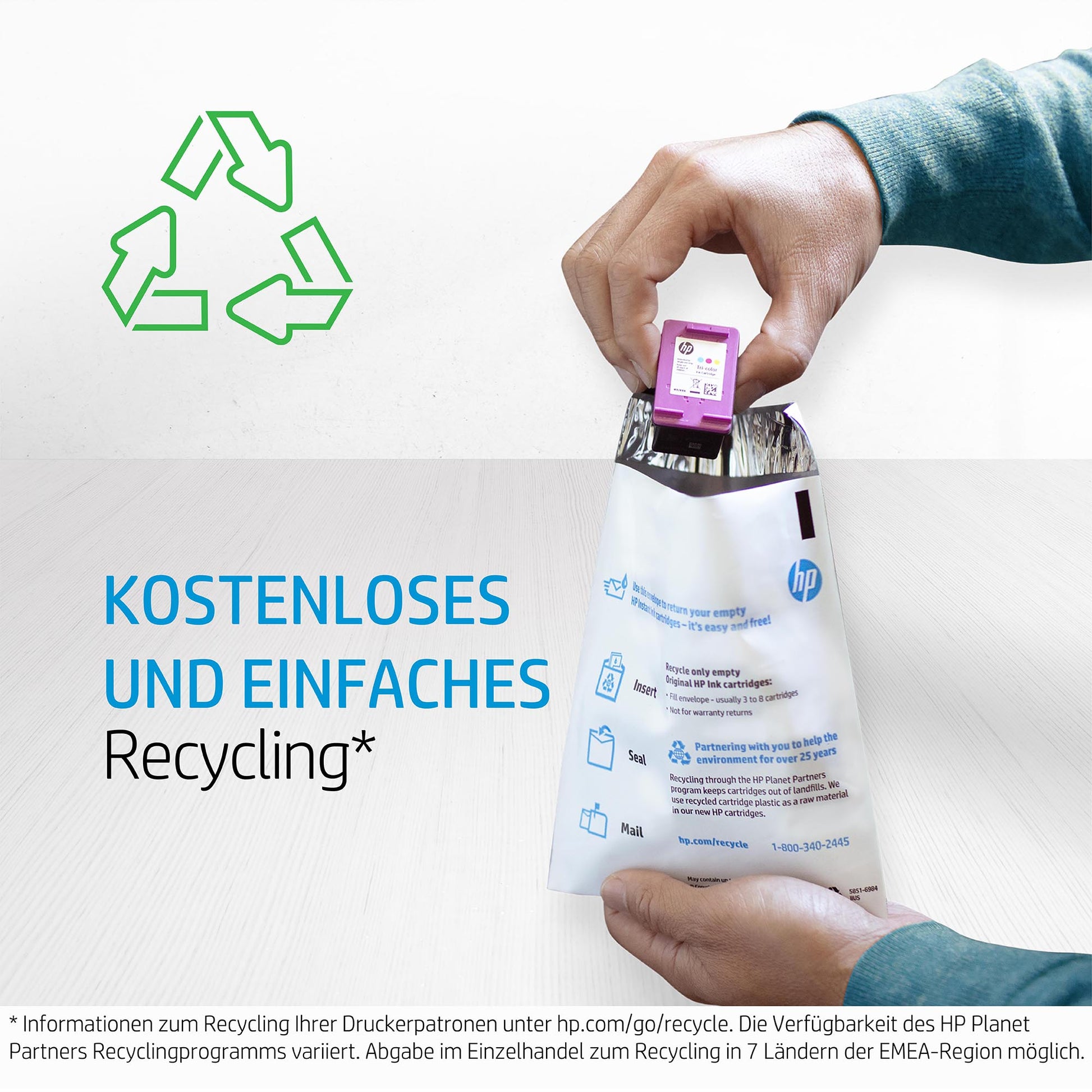 HP Tintenpatrone 307XL, Schwarz, ca. 7 ml – für Modelle mit 307XL