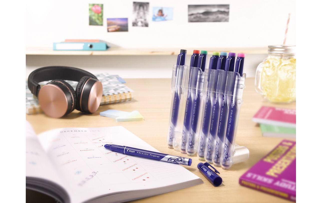 Pilot FriXion Set2Go Fineliner – 8er-Set 1,3 mm – 8 Farben, sortiert