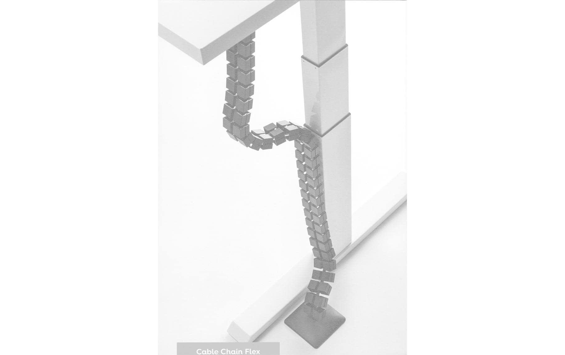 Actiforce SLIM Kabelschlange – 1,4 m – Kunststoff – Schwarz, für Actiforce Steh- & Sitzgestelle, 1 Stk.