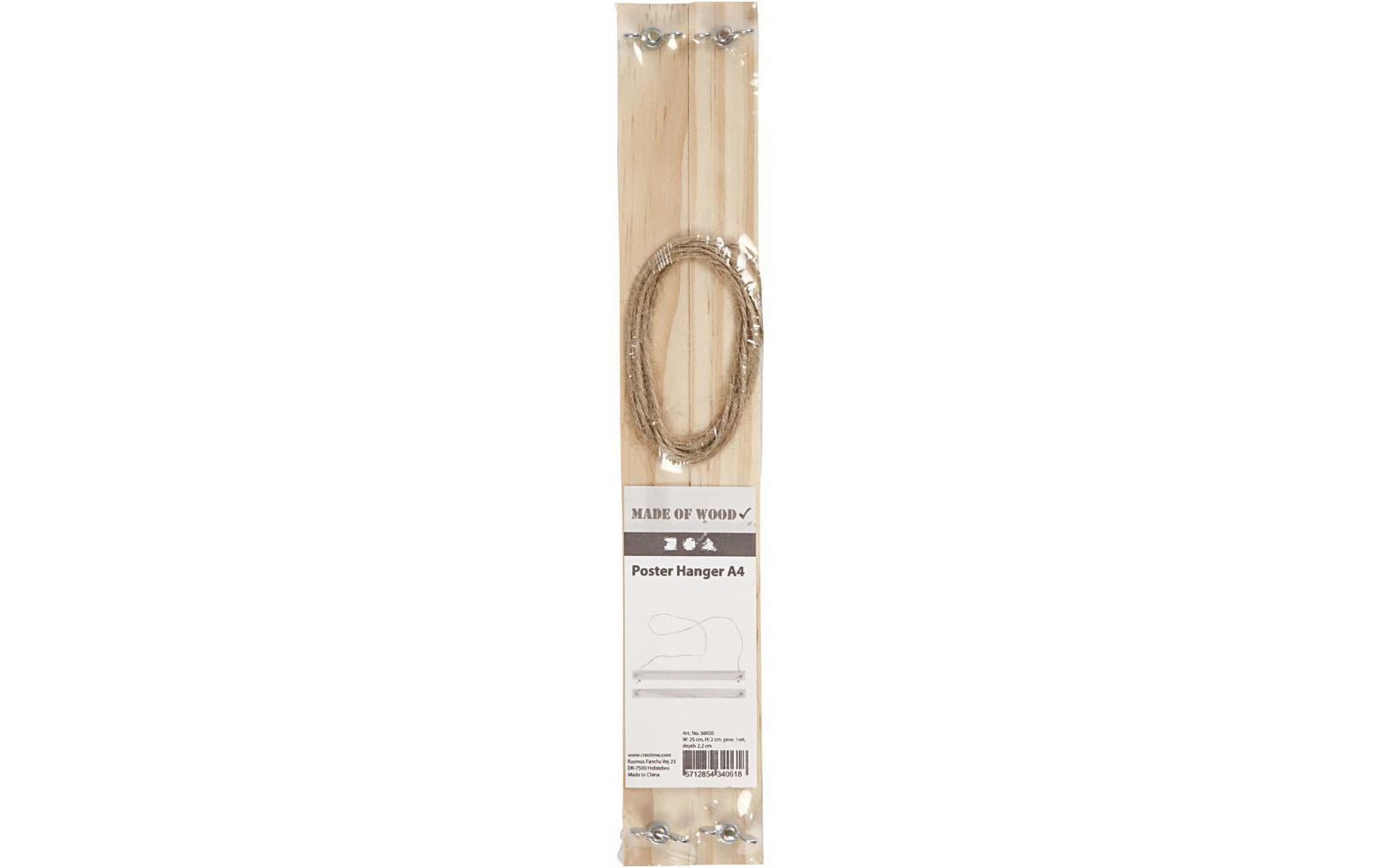 Creativ Company Bilderrahmen – für 21 × 29,7 cm – Kiefer, braun