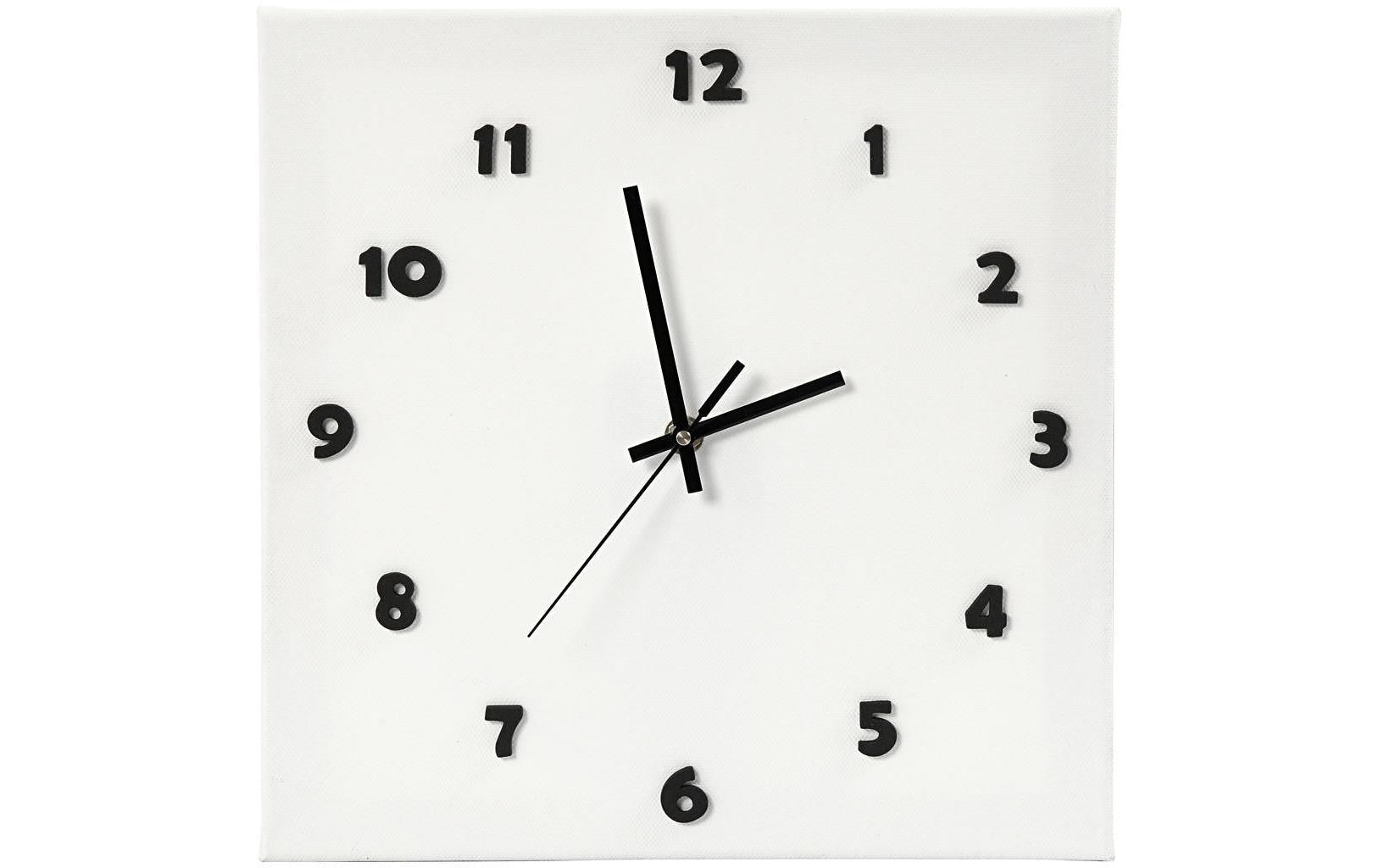 Creativ Company Mechanisches Uhrwerk 13003, schwarz, 55 mm × 15 mm × 55 mm, Set à 7