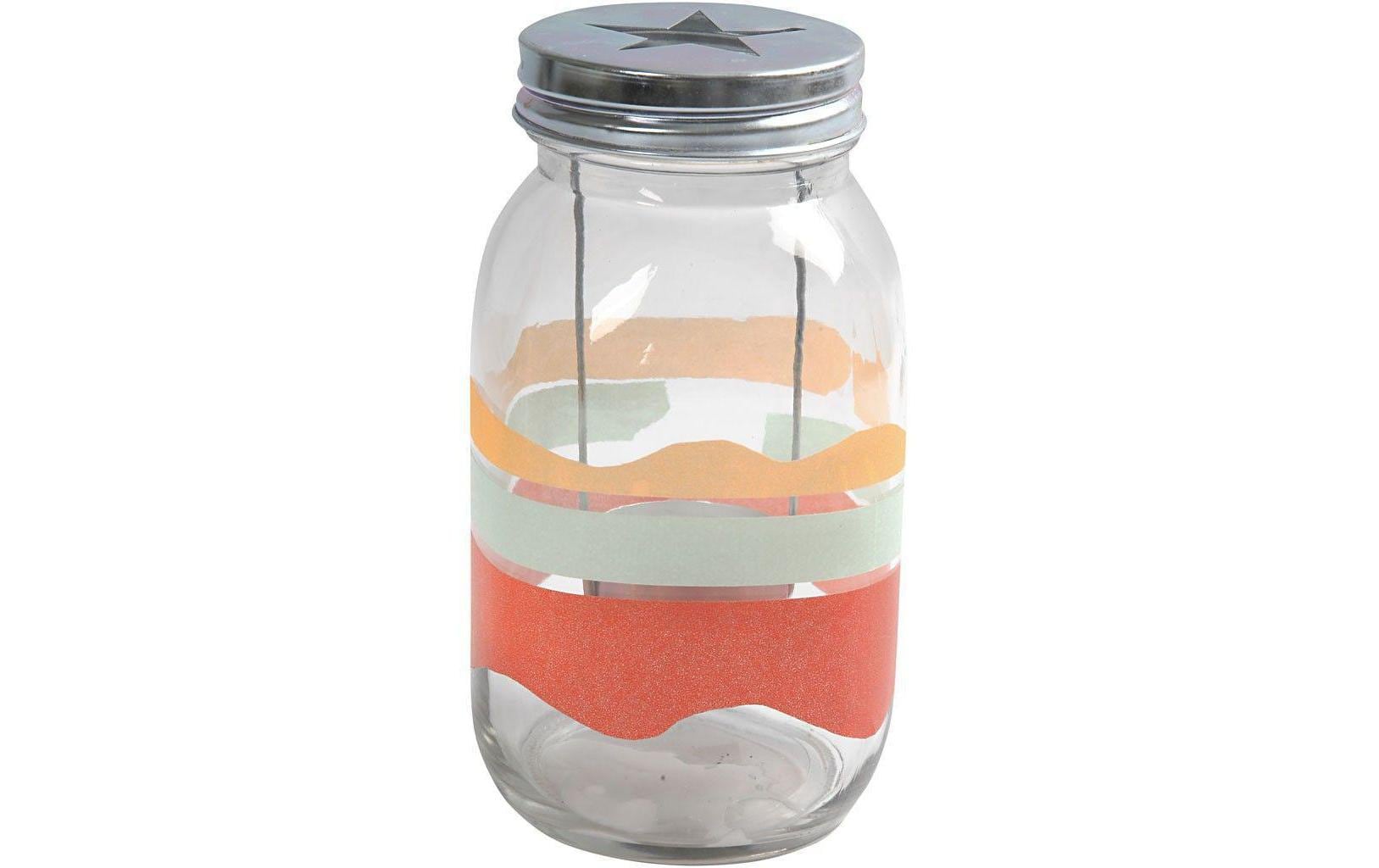 Creativ Company Kerzenglas – Glas, transparent – Ø 10 × 18 cm