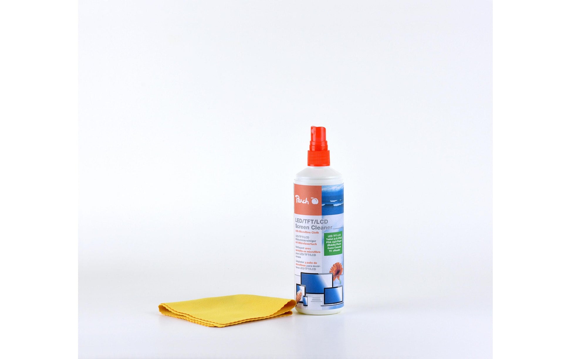 Peach Bildschirm-/Elektronikreiniger für LCD/TFT/Plasma – Spray – 250 ml