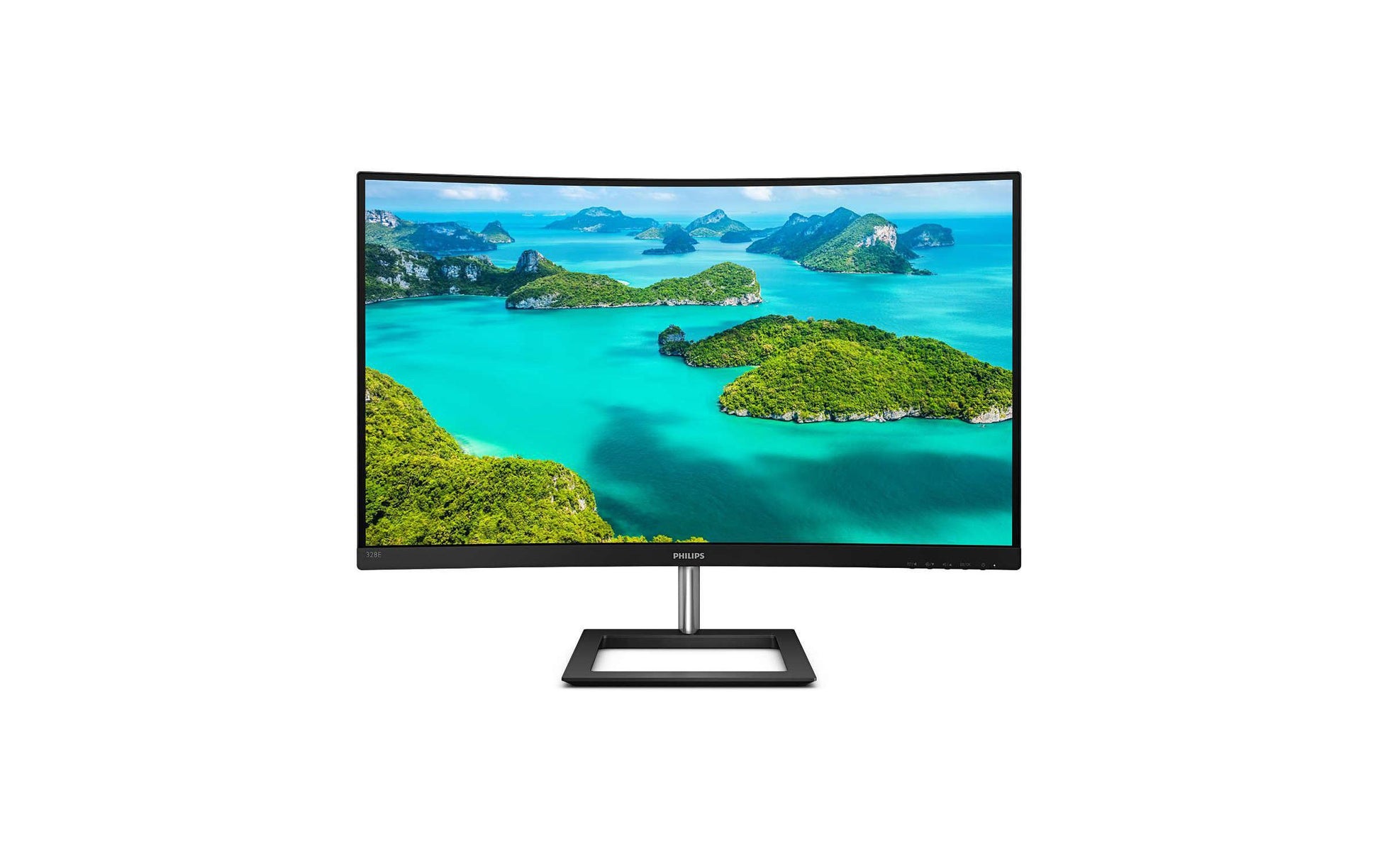Philips 328E1CA – Monitor, 31,5", 250 cd/m², Gebogen, Lautsprecher, Adaptive Sync, VESA 100 × 100, Schwarz