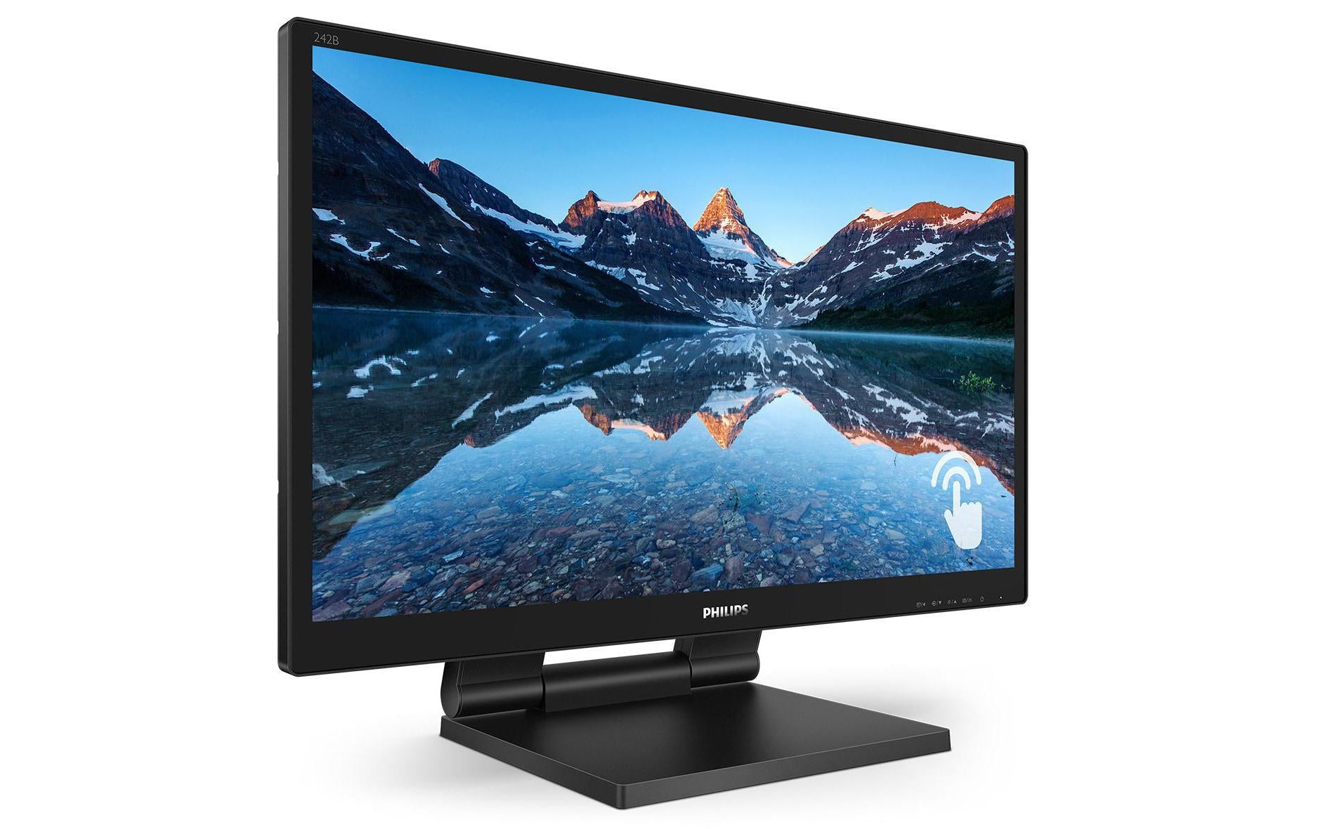 Philips 242B9T/00 – Monitor, 23,8", 60 Hz, 250 cd/m², USB-Hub, integrierte Lautsprecher, VESA 100 × 100, schwarz