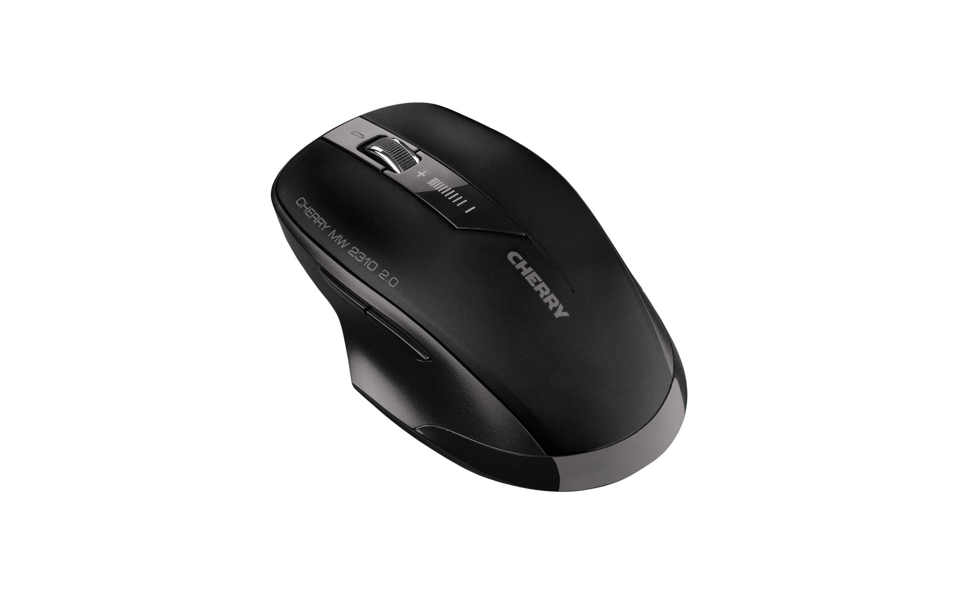 CHERRY MW 2310 2.0 Maus – kabellos, 2,4 GHz (USB-A), 2'400 dpi, 6 Tasten, beidhändig, schwarz