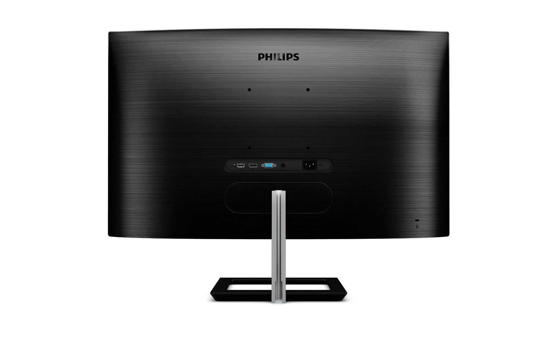 Philips 325E1C – Monitor, 31,5", VA, 75 Hz, 250 cd/m², Gebogen, Adaptive Sync, VESA 100 × 100, Schwarz