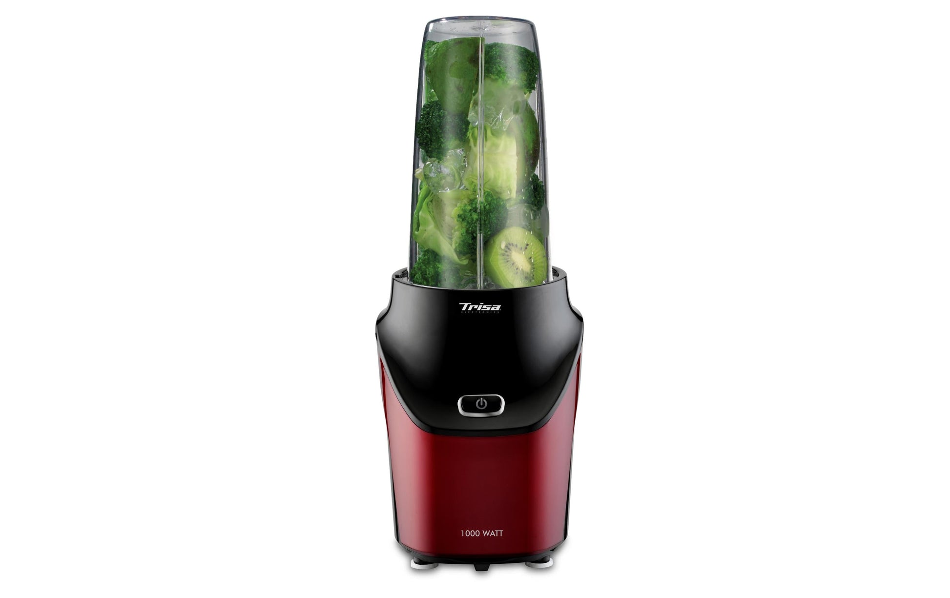 Trisa Electronics Trisa Smoothie-Mixer Nutri Blender Energy – 1 l, 1000 W – To-Go – Rot
