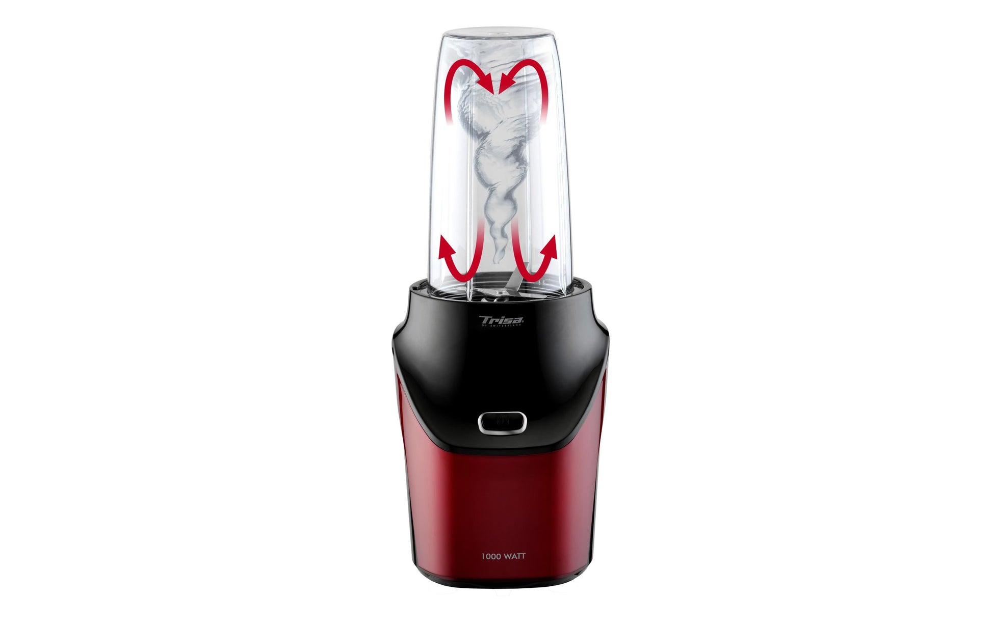 Trisa Electronics Trisa Smoothie-Mixer Nutri Blender Energy – 1 l, 1000 W – To-Go – Rot
