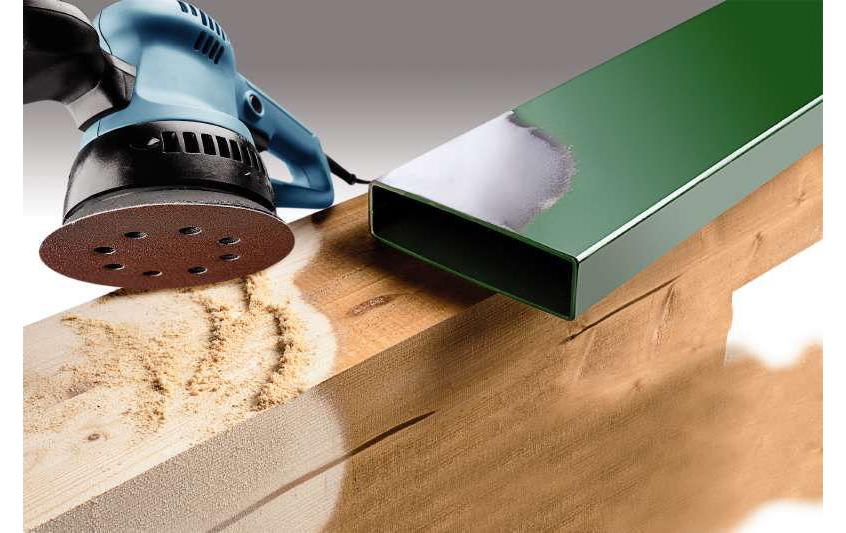 kwb Klett Profi-Pack Schleifscheibe 125 mm P120 – für Metall & Holz – 20 Stk – gelocht, 8 Löcher