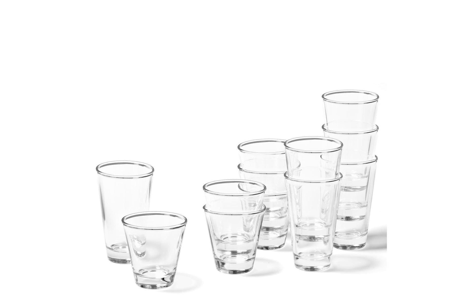 LEONARDO Trinkglas Ciao – 6er Set, 215 ml, Ø 8,5 cm, Kalk-Natron-Glas, Transparent, spülmaschinenfest