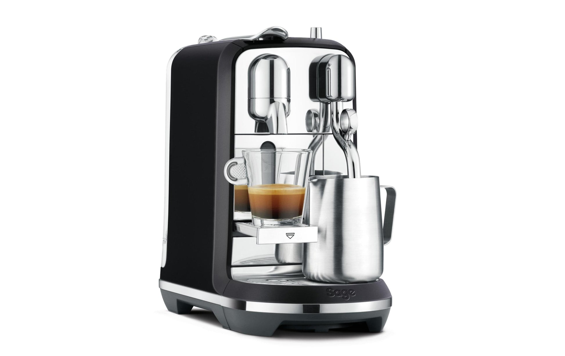 Sage Creatista Plus Kapselmaschine – für Nespresso, 1,5 l, schwarz/edelstahl