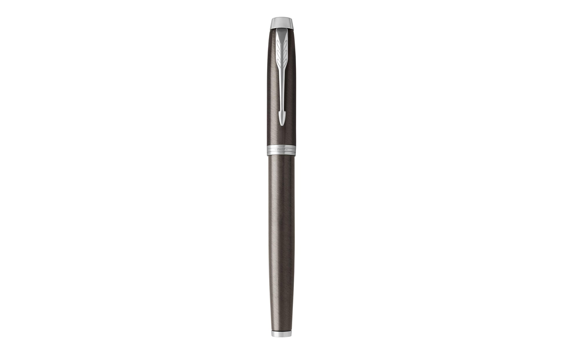 Parker IM Dark Espresso – Tintenroller, mit Kappe, 0,5 mm, schwarz, 1er Geschenkbox
