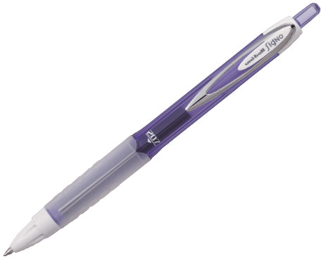 Uni-ball Signo 207 Gelschreiber – violett, 0,5 mm, wasserfest, lichtbeständig, Druck, nachfüllbar