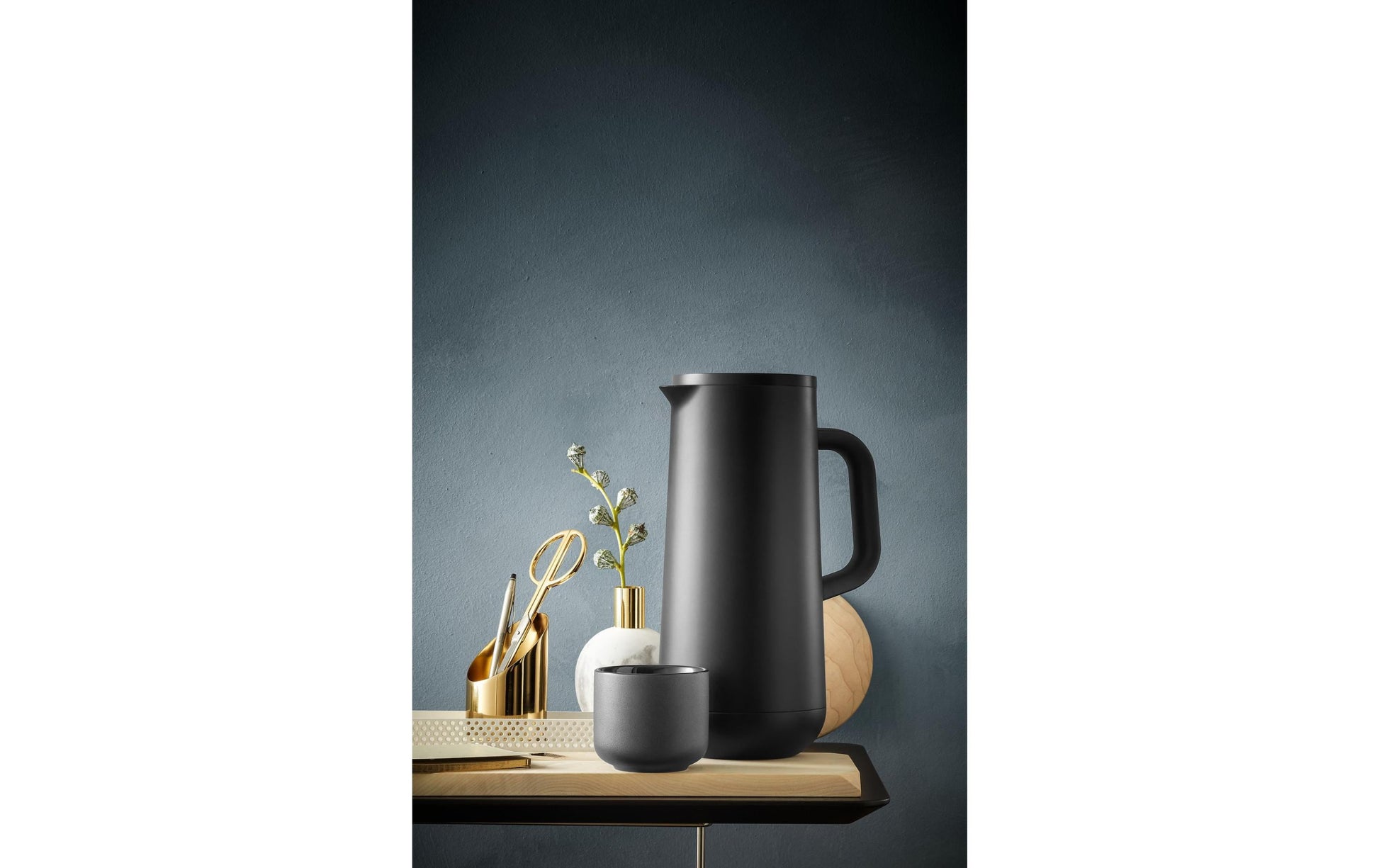 WMF Thermoskanne Impulse – 1 l, 25,0 × 21,0 × 17,5 cm, Cromargan (Edelstahl), mit Deckel