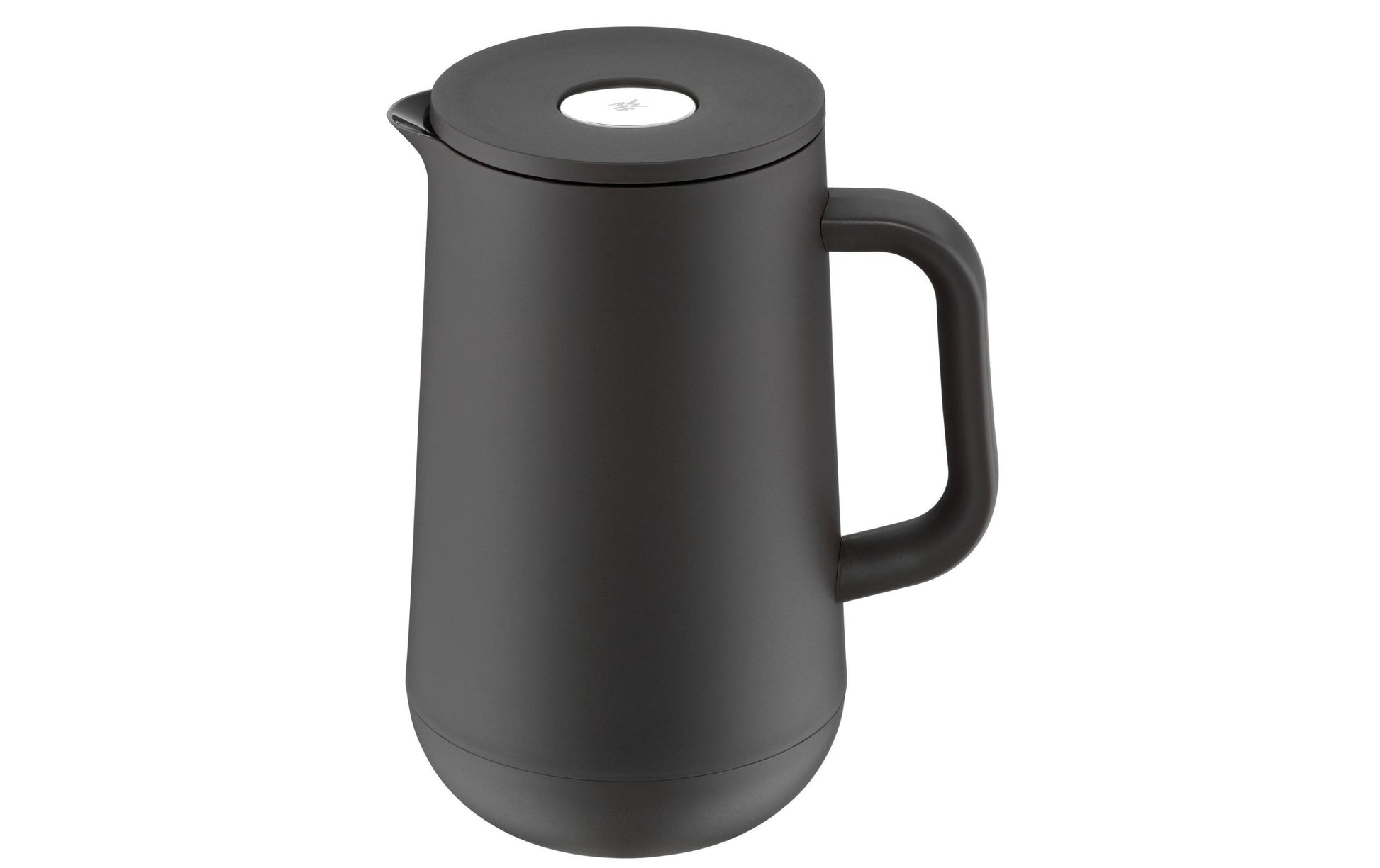 WMF Impulse Thermoskanne – 1 l, Edelstahl, schwarz, vakuumisoliert, Deckel, auslaufsicher